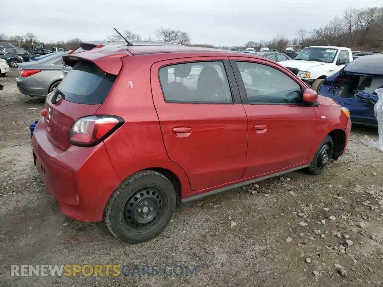3 Photograph of a damaged car ML32AUHJXMH006246 MITSUBISHI MIRAGE 2021