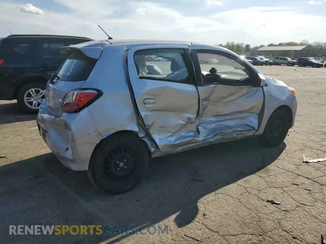 3 Photograph of a damaged car ML32AUHJXMH007140 MITSUBISHI MIRAGE 2021