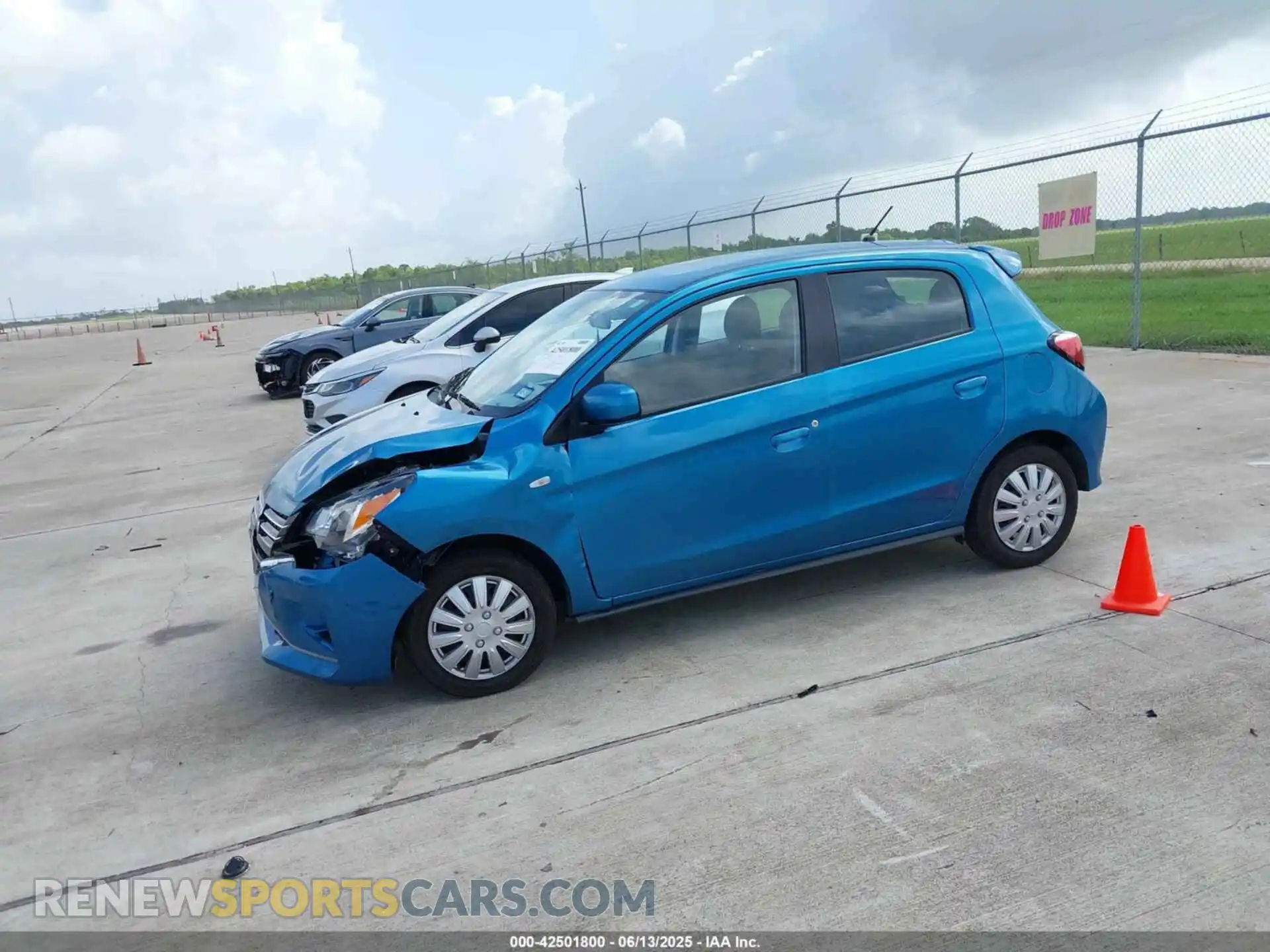 2 fotografías del automóvil dañado ML32AUHJXMH013746 MITSUBISHI MIRAGE 2021