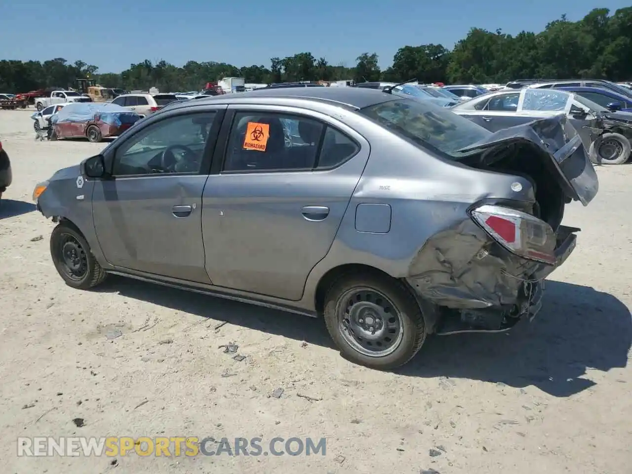 2 Photograph of a damaged car ML32FUFJ3MHF01525 MITSUBISHI MIRAGE 2021