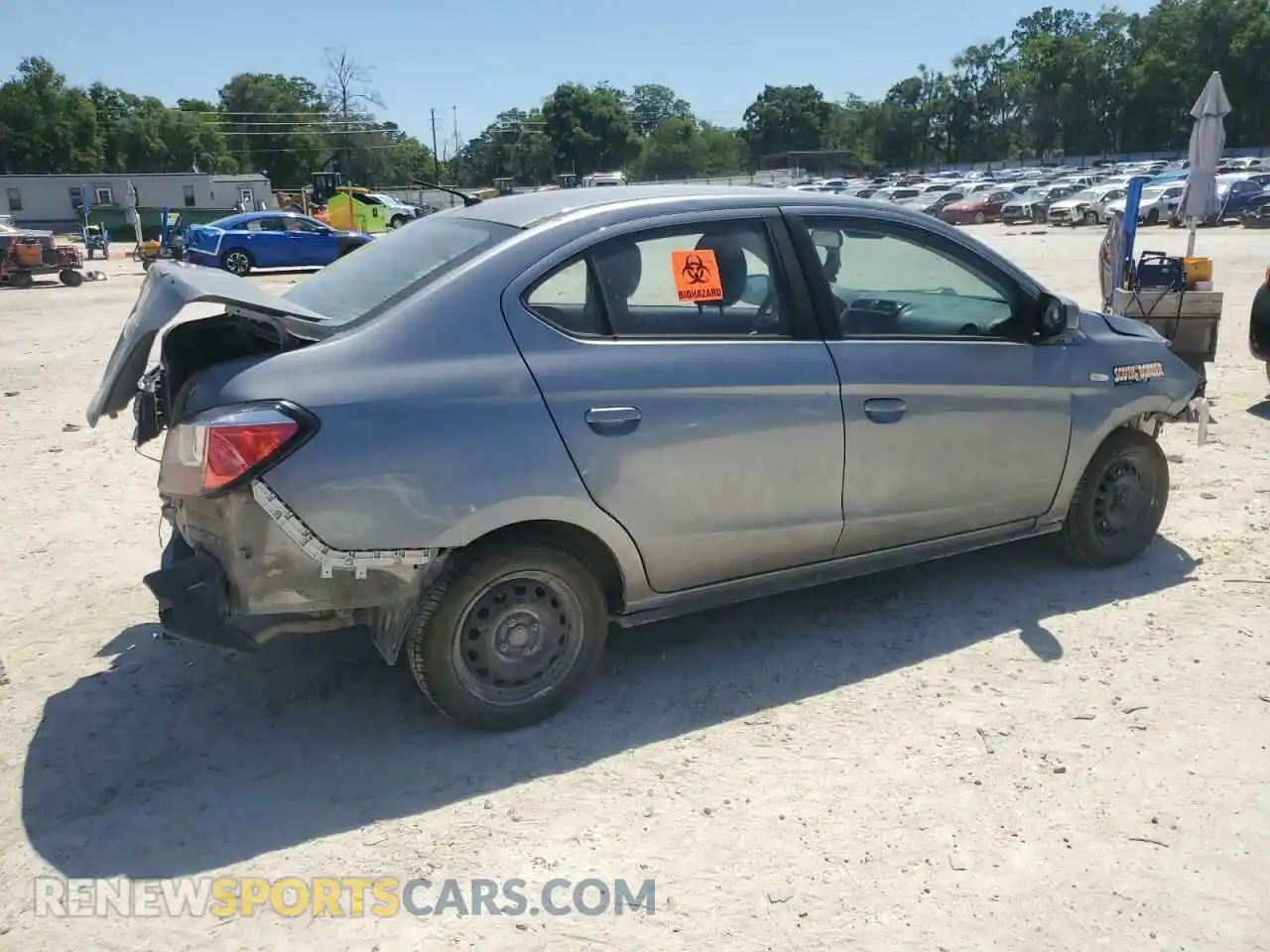 3 Photograph of a damaged car ML32FUFJ3MHF01525 MITSUBISHI MIRAGE 2021