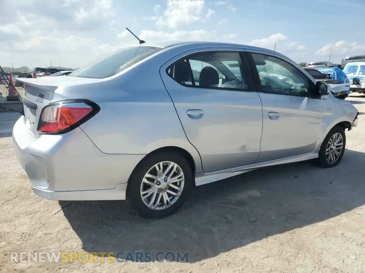 3 Photograph of a damaged car ML32FUFJ5MHF03986 MITSUBISHI MIRAGE 2021