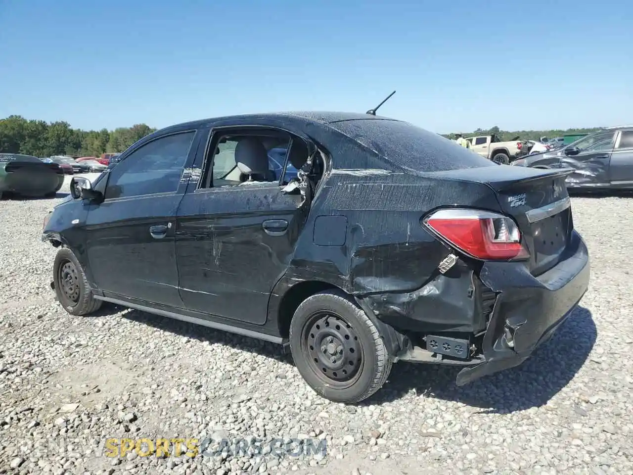 2 Photograph of a damaged car ML32FUFJ7MHF06386 MITSUBISHI MIRAGE 2021