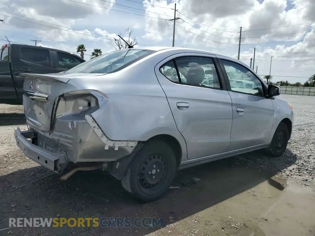 3 Фотография поврежденного автомобиля ML32FUFJXMHF01442 MITSUBISHI MIRAGE 2021