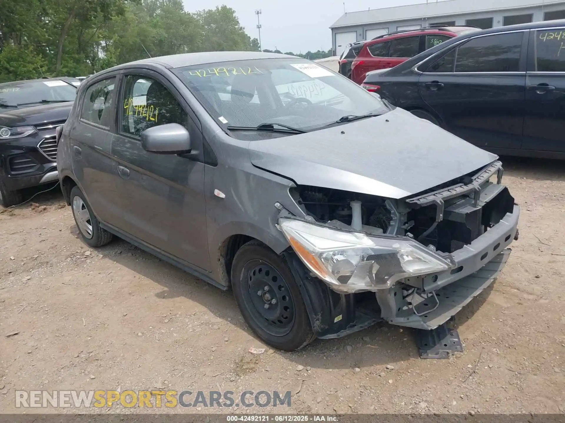1 Photograph of a damaged car ML32AUHJ1NH005276 MITSUBISHI MIRAGE 2022