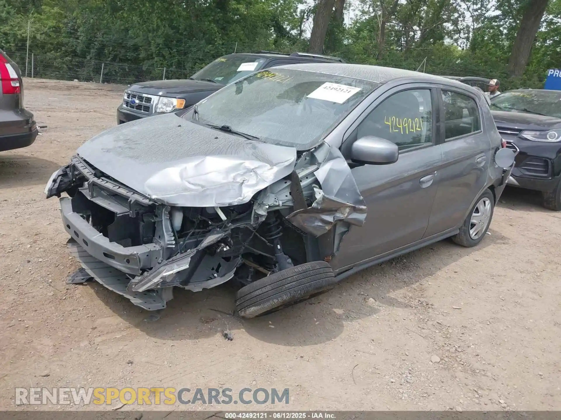 2 Photograph of a damaged car ML32AUHJ1NH005276 MITSUBISHI MIRAGE 2022