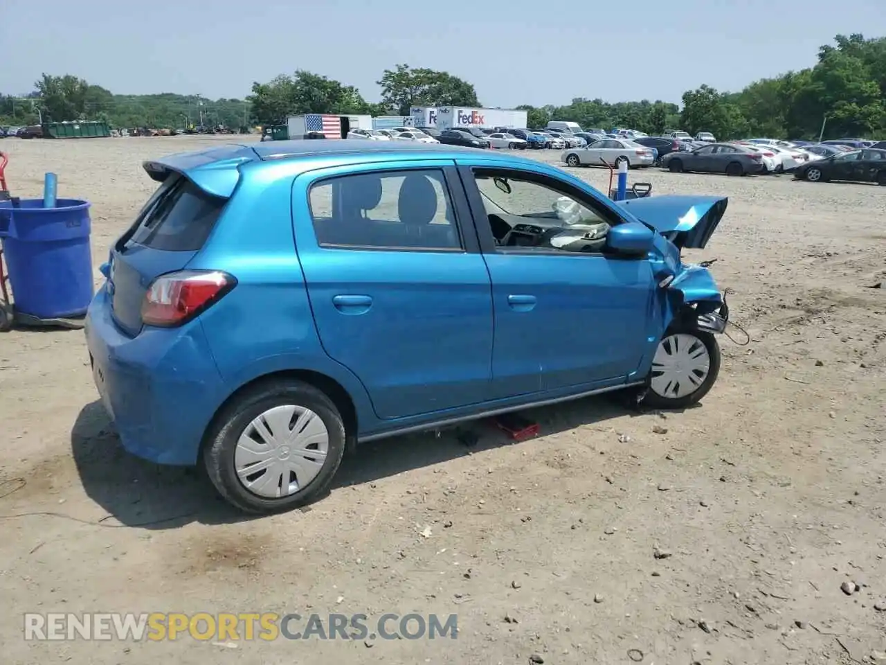 3 Фотография поврежденного автомобиля ML32AUHJ2NH008574 MITSUBISHI MIRAGE 2022