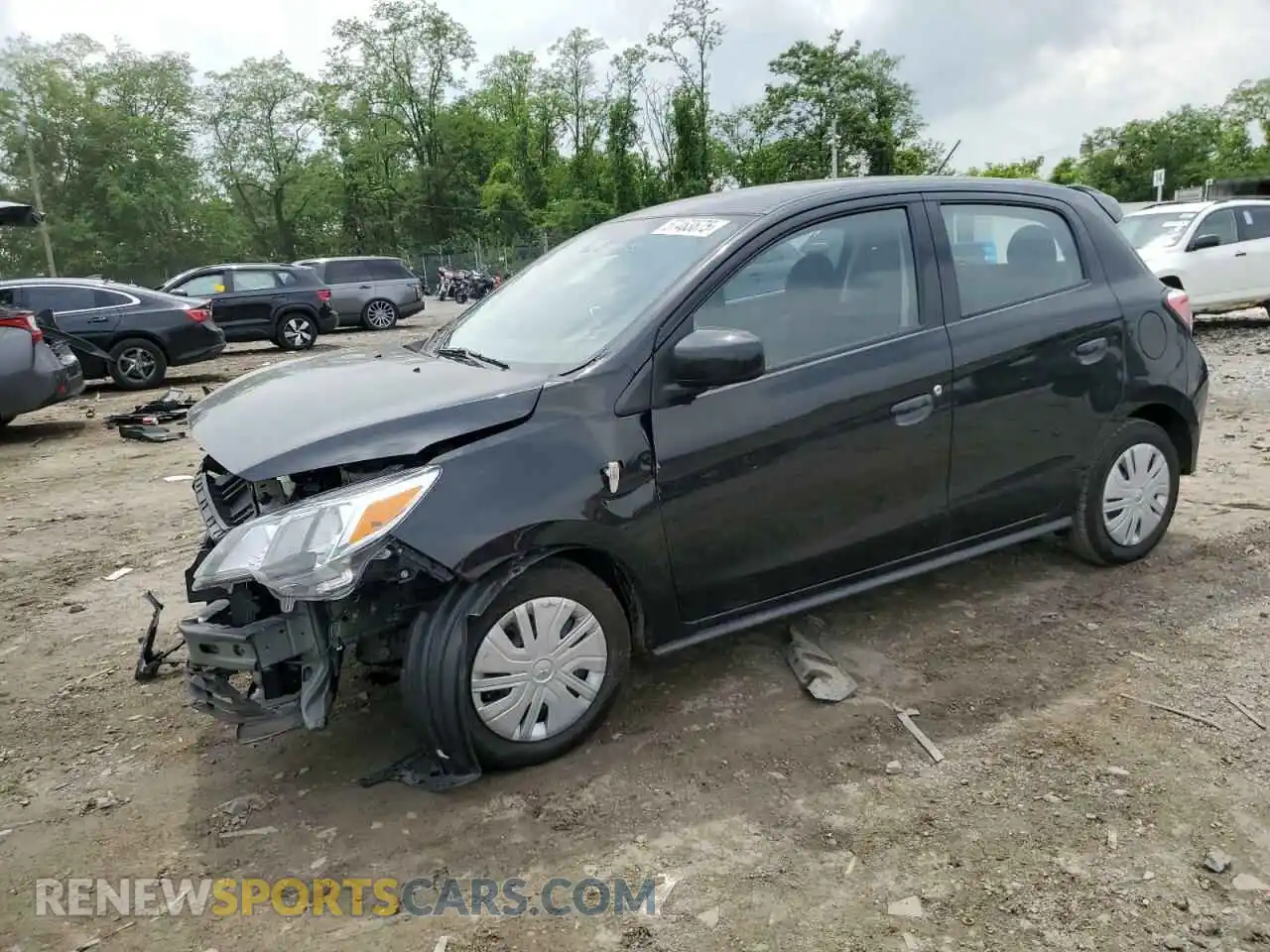 1 Фотография поврежденного автомобиля ML32AUHJ8NH002844 MITSUBISHI MIRAGE 2022