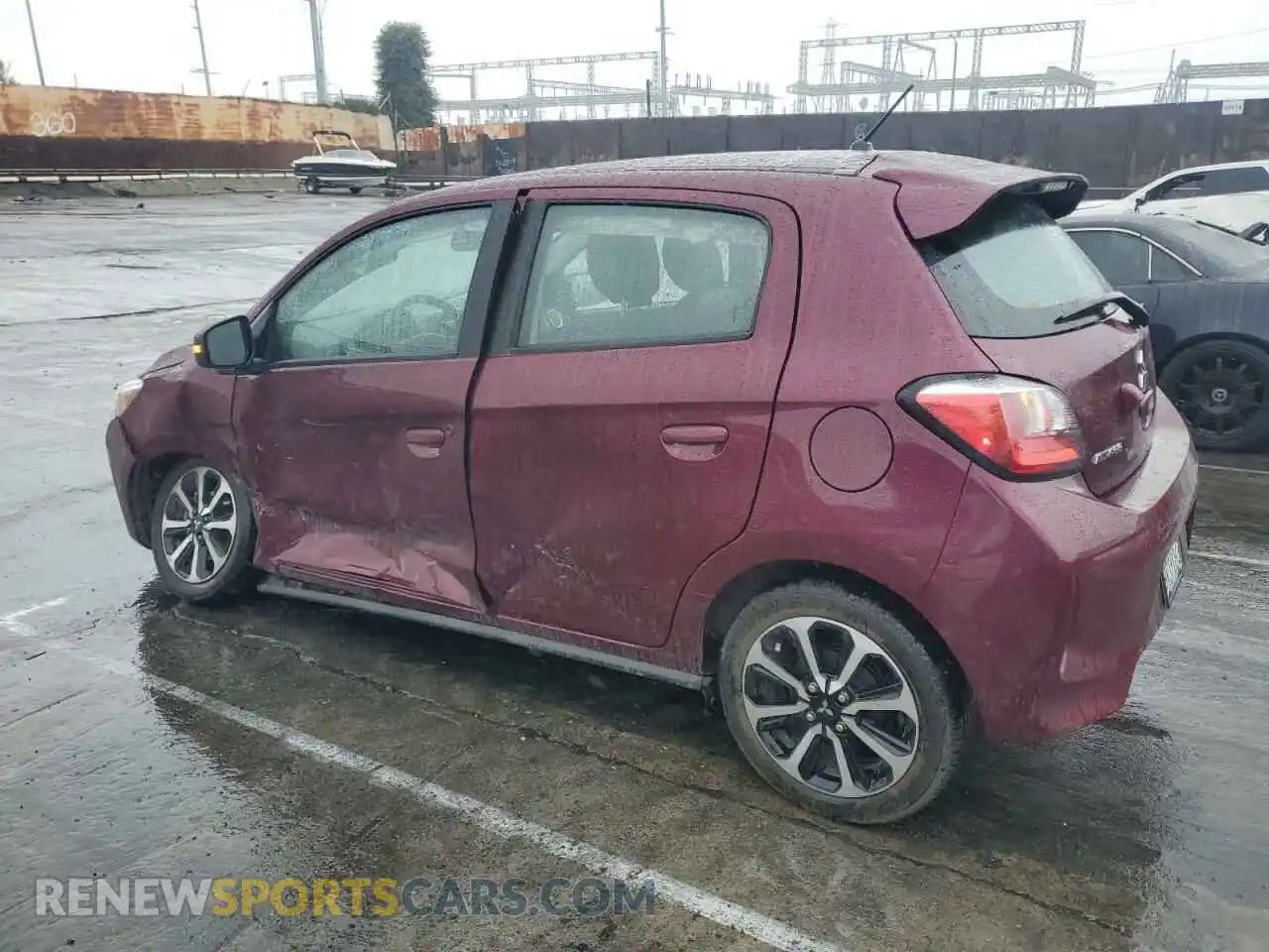 2 Photograph of a damaged car ML32AWHJ1NH005788 MITSUBISHI MIRAGE 2022
