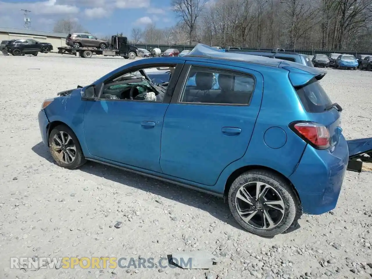 2 Photograph of a damaged car ML32AWHJ5NH005390 MITSUBISHI MIRAGE 2022