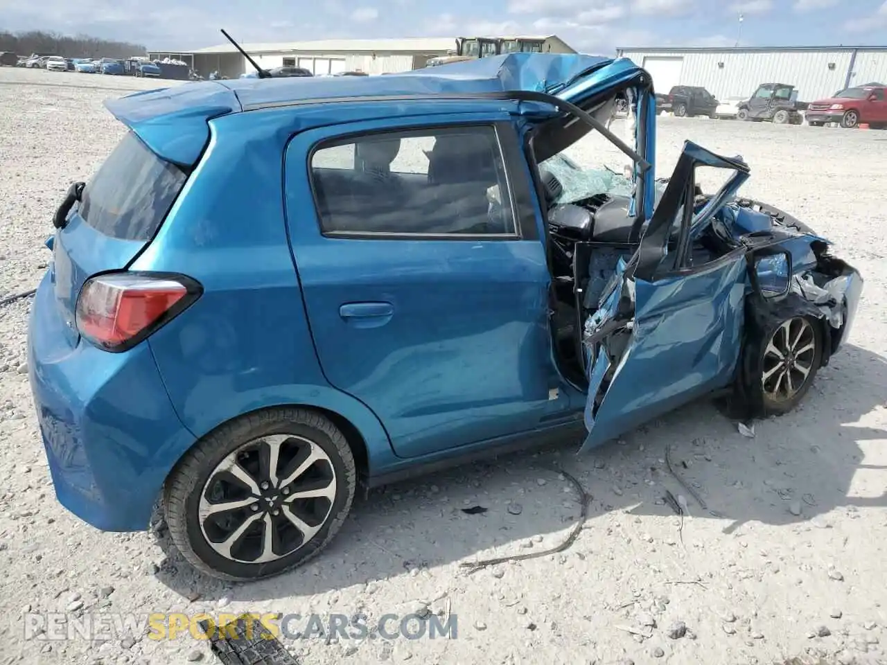 3 Photograph of a damaged car ML32AWHJ5NH005390 MITSUBISHI MIRAGE 2022