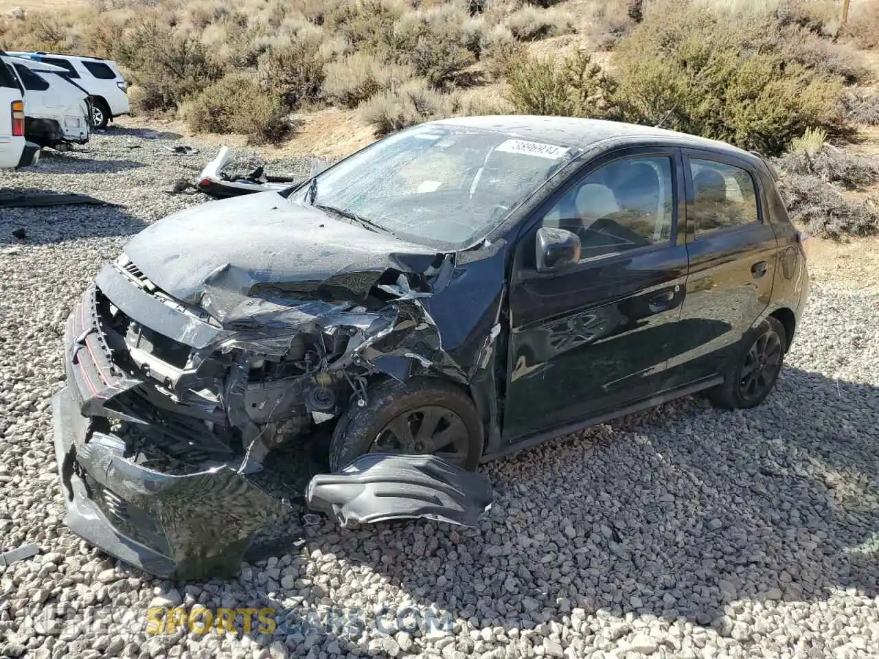 1 Photograph of a damaged car ML32AWHJ7NH006900 MITSUBISHI MIRAGE 2022