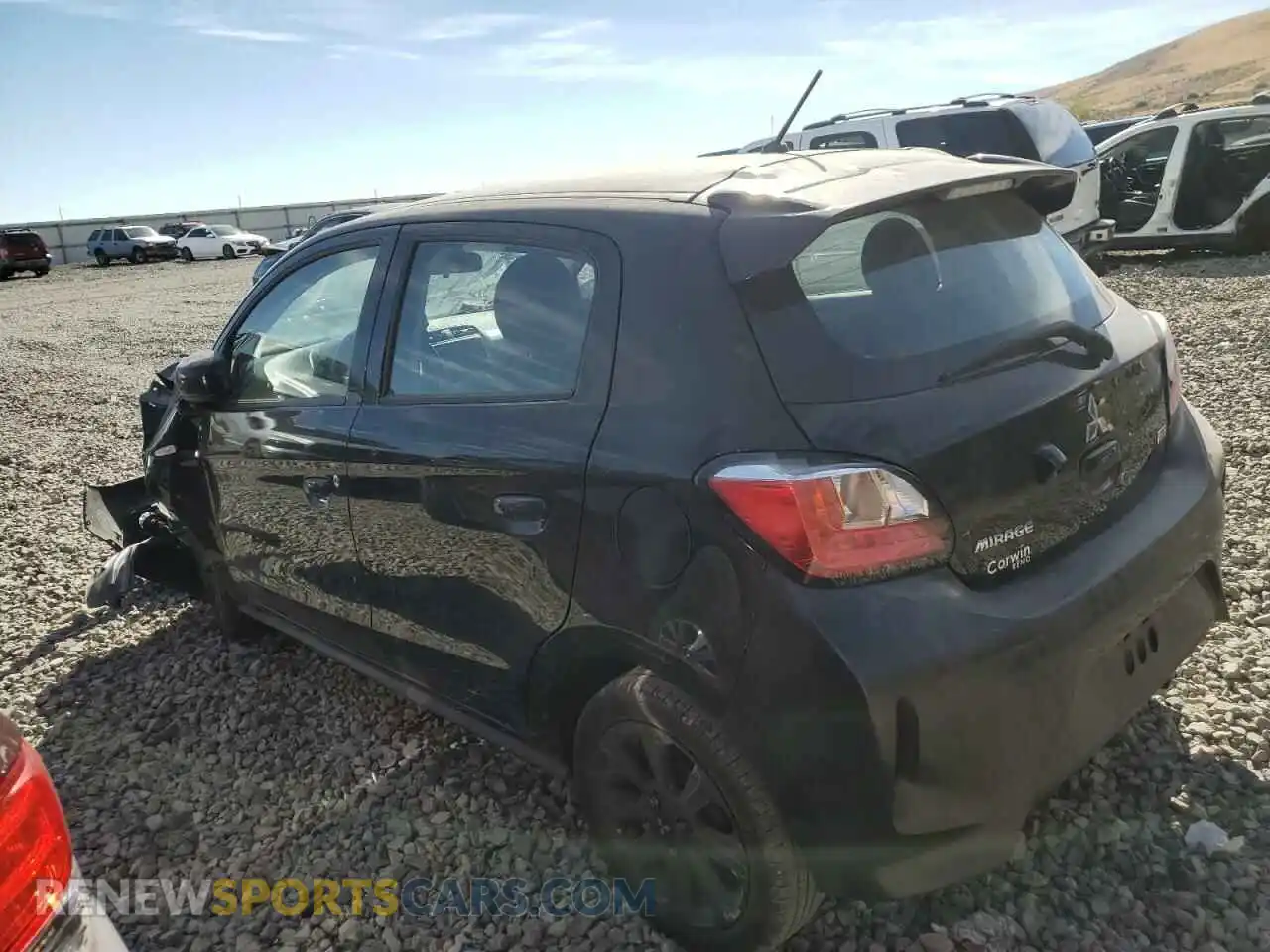 2 Photograph of a damaged car ML32AWHJ7NH006900 MITSUBISHI MIRAGE 2022