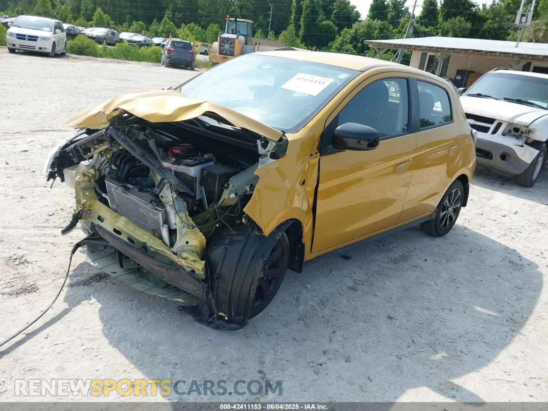 2 Фотография поврежденного автомобиля ML32AWHJ9NH006106 MITSUBISHI MIRAGE 2022