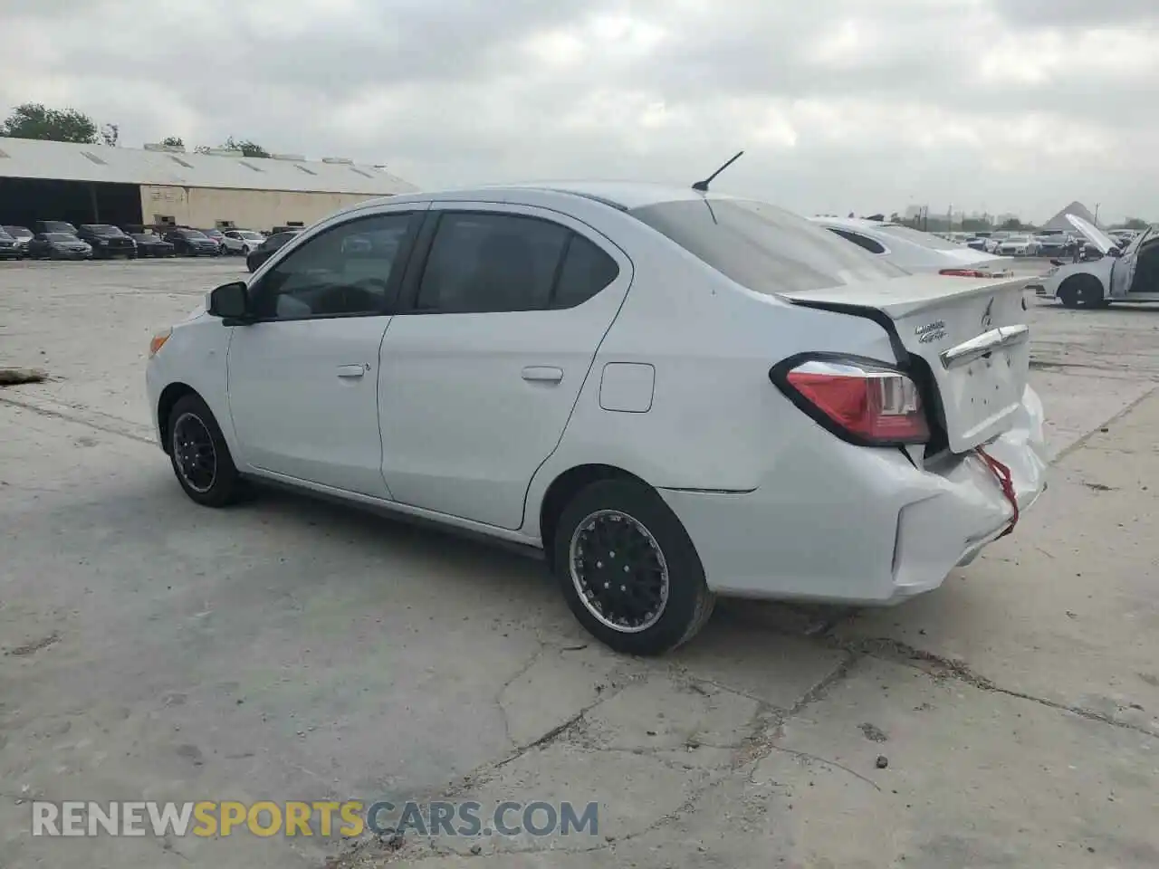 2 Photograph of a damaged car ML32FUFJ5NHF02967 MITSUBISHI MIRAGE 2022