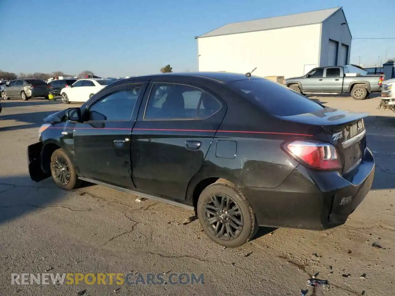 2 Photograph of a damaged car ML32FUFJ7NHF03375 MITSUBISHI MIRAGE 2022