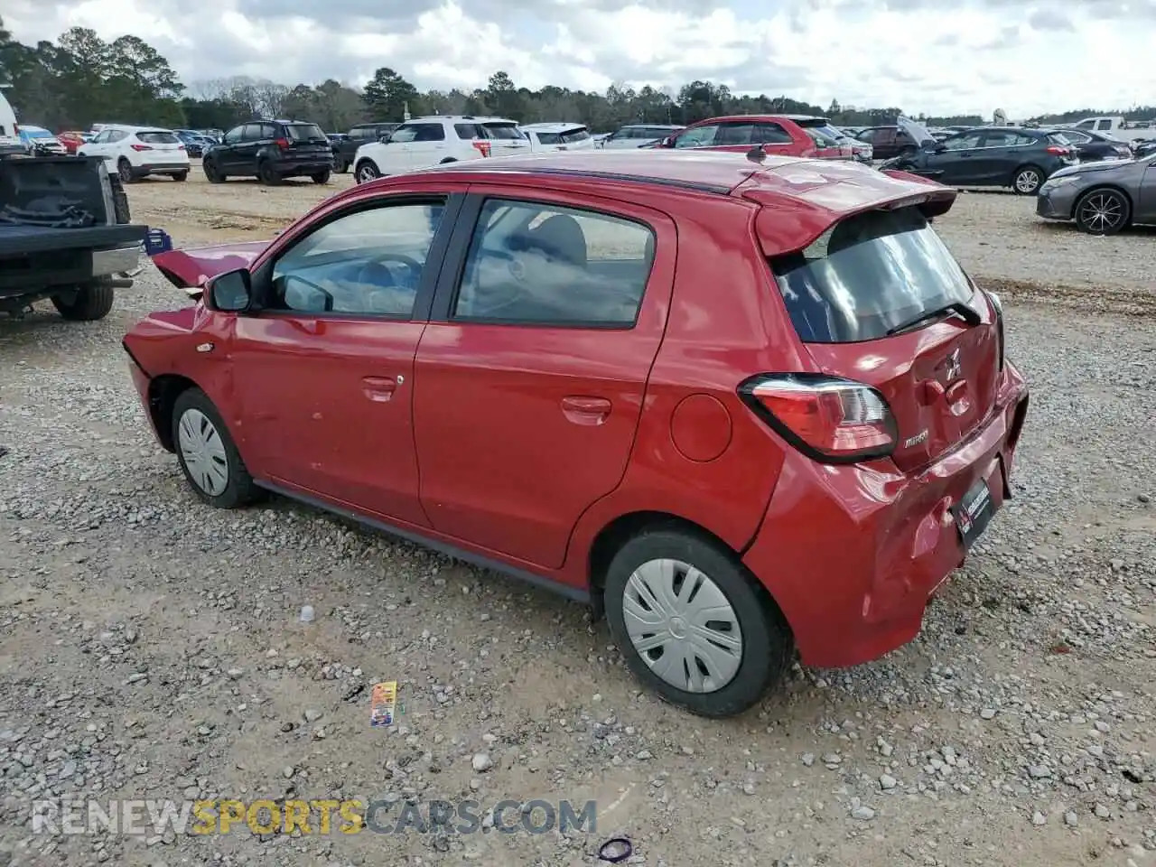 2 fotografías del automóvil dañado ML32AUHJ3PH004021 MITSUBISHI MIRAGE 2023