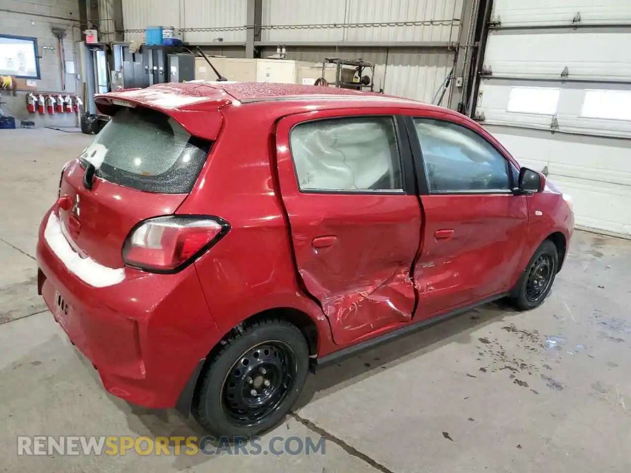 3 fotografías del automóvil dañado ML32AUHJXPH005618 MITSUBISHI MIRAGE 2023