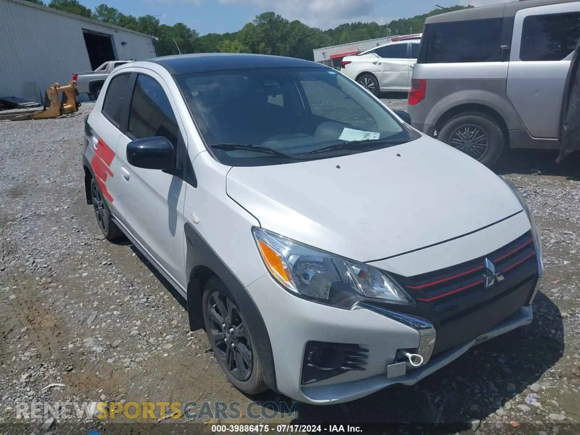 1 Photograph of a damaged car ML32AWHJ0PH005641 MITSUBISHI MIRAGE 2023