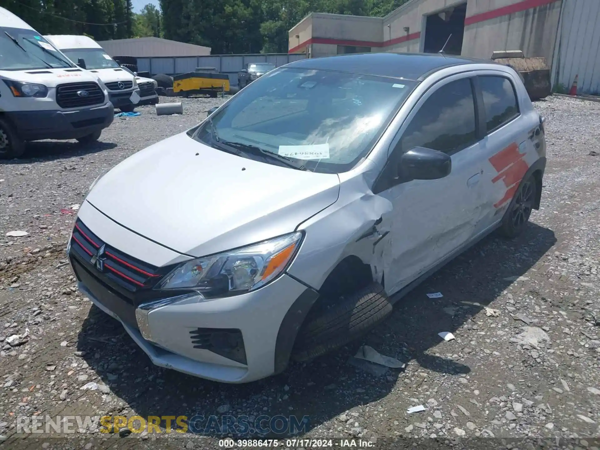 2 Photograph of a damaged car ML32AWHJ0PH005641 MITSUBISHI MIRAGE 2023