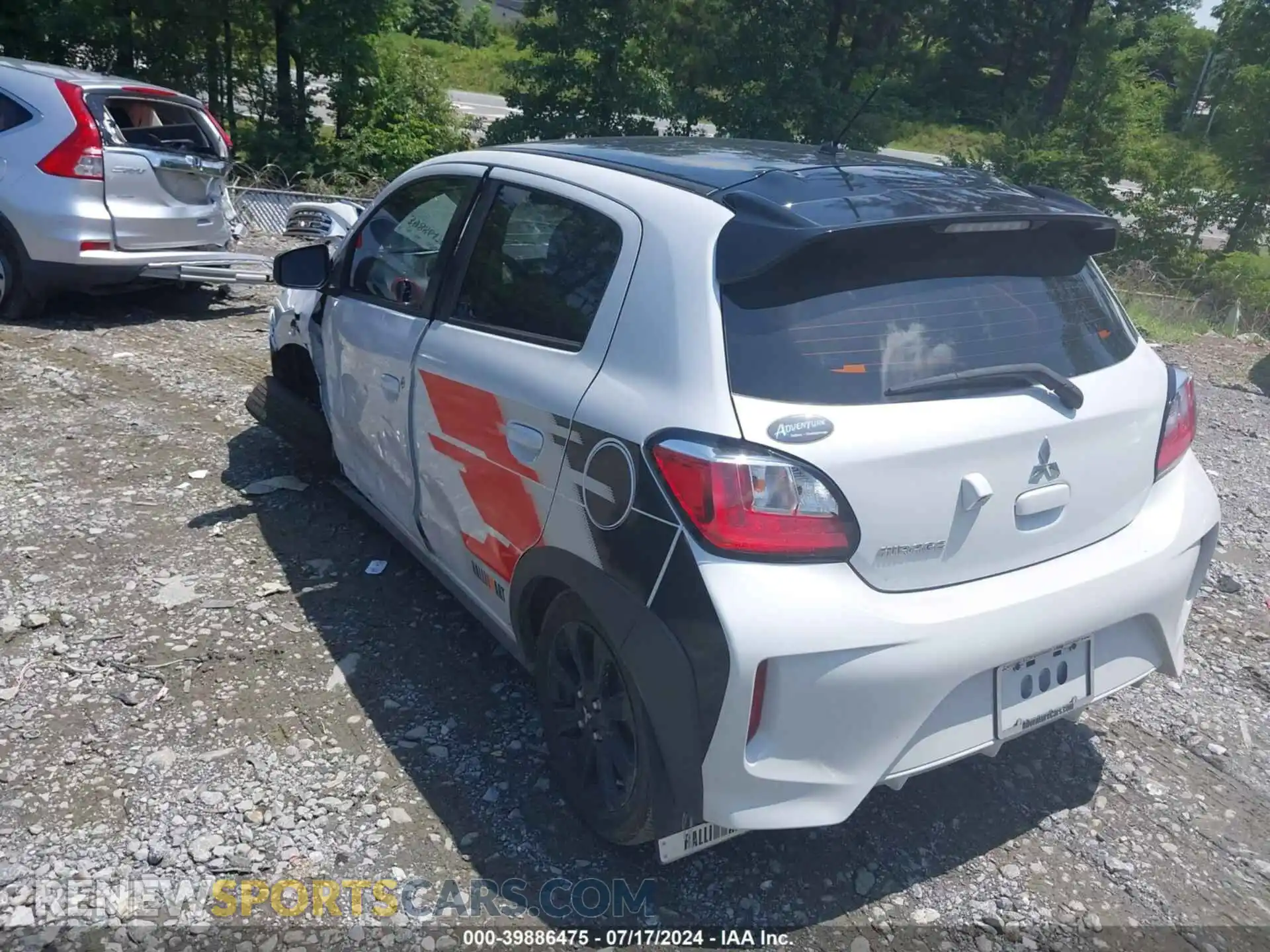 3 Photograph of a damaged car ML32AWHJ0PH005641 MITSUBISHI MIRAGE 2023