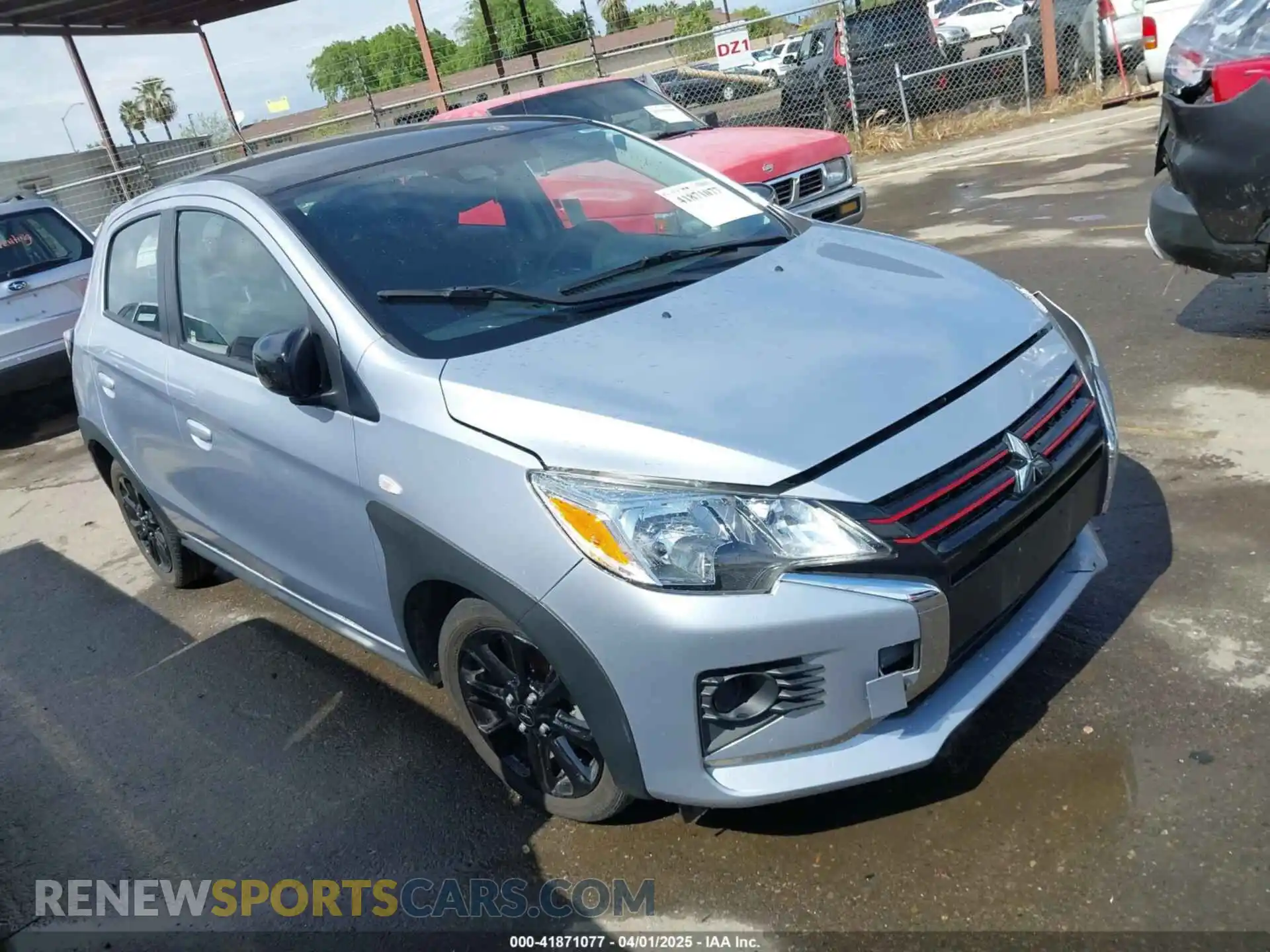 1 Photograph of a damaged car ML32AWHJ4PH000832 MITSUBISHI MIRAGE 2023