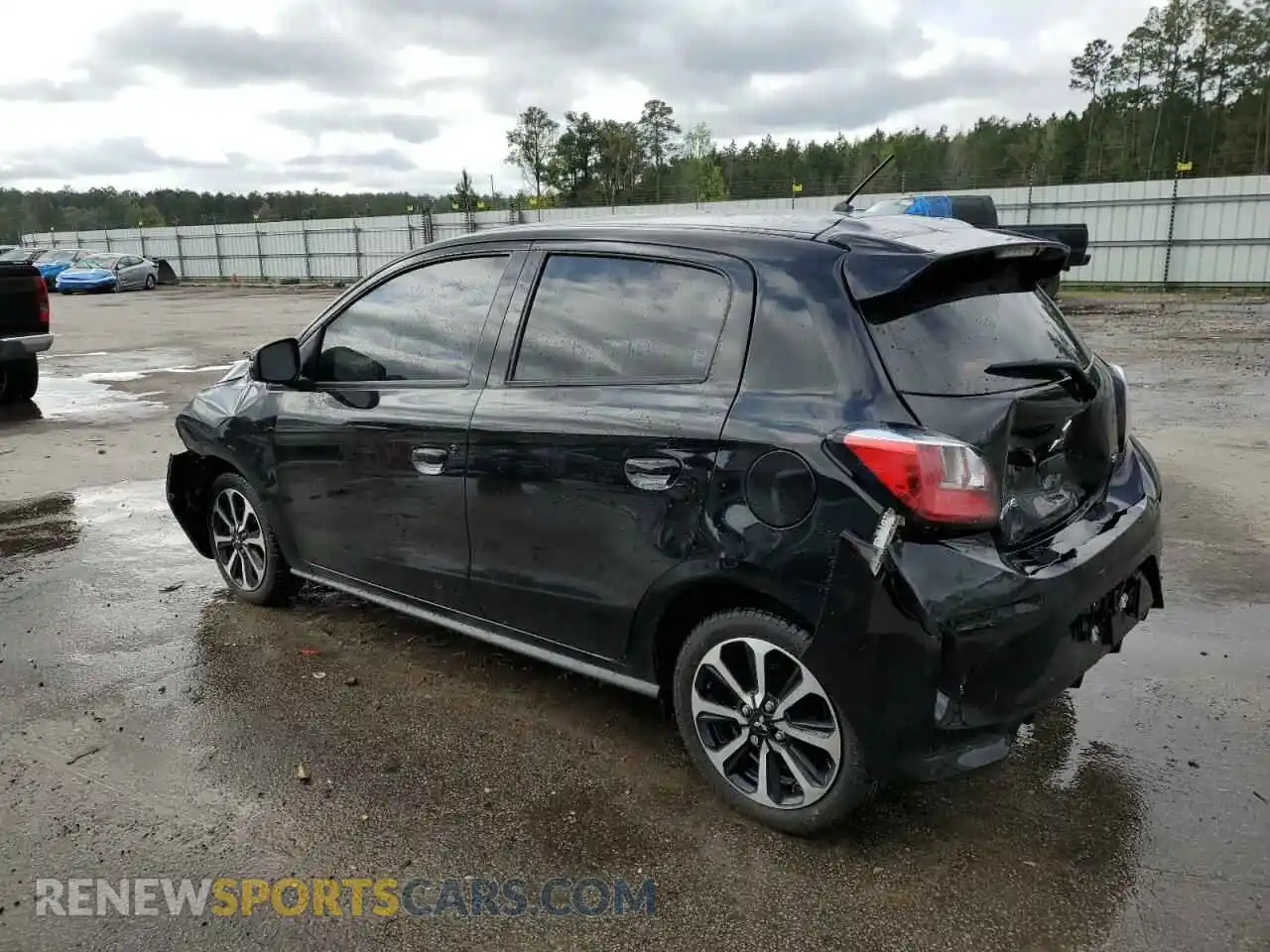 2 Photograph of a damaged car ML32AWHJ7PH002686 MITSUBISHI MIRAGE 2023