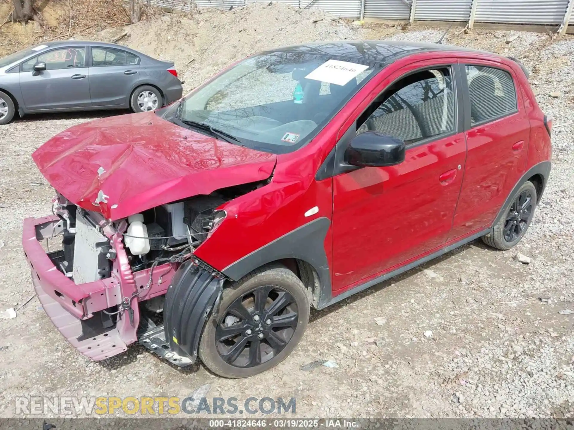 2 Photograph of a damaged car ML32AWHJXPH003511 MITSUBISHI MIRAGE 2023