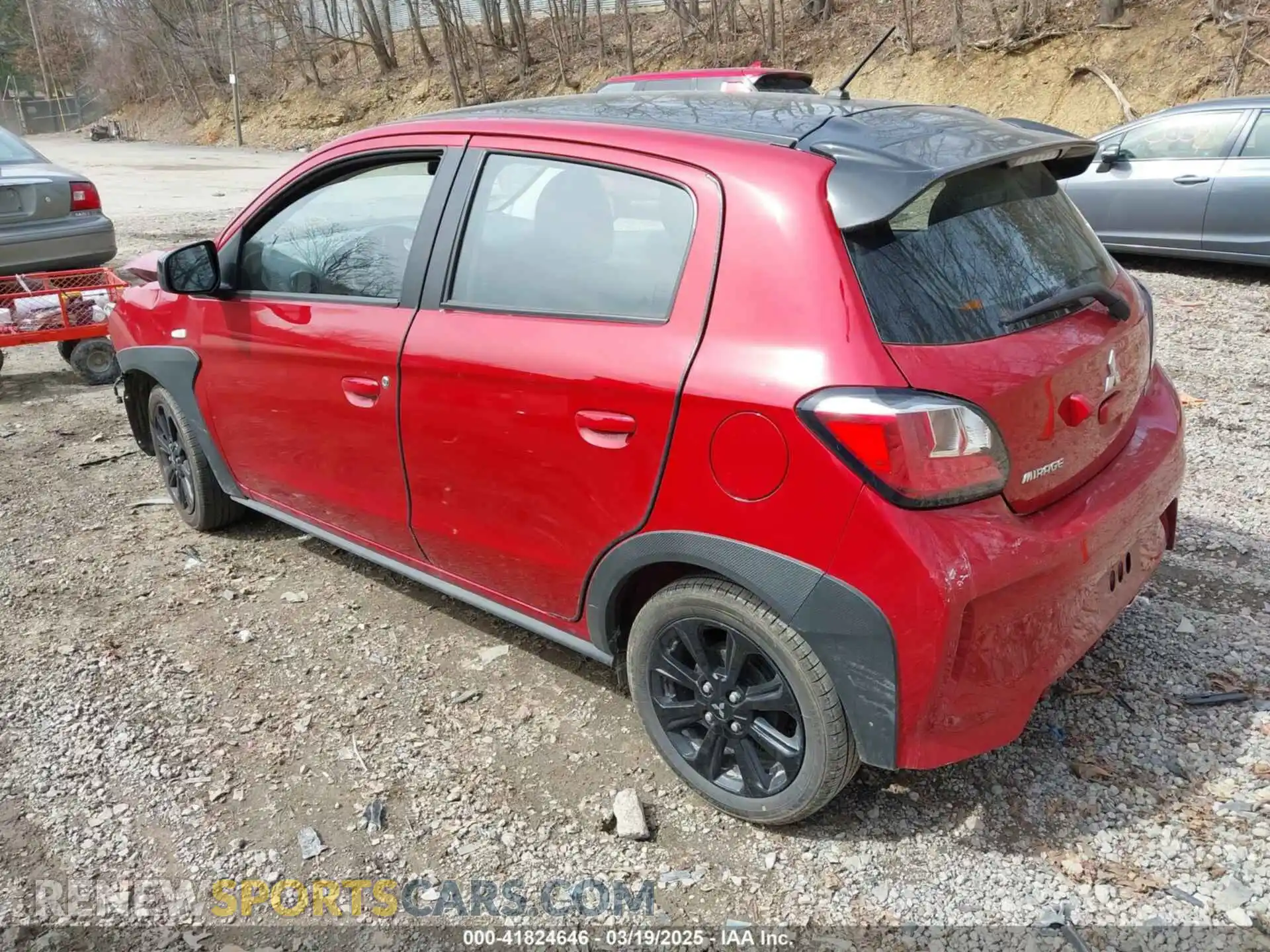 3 Photograph of a damaged car ML32AWHJXPH003511 MITSUBISHI MIRAGE 2023