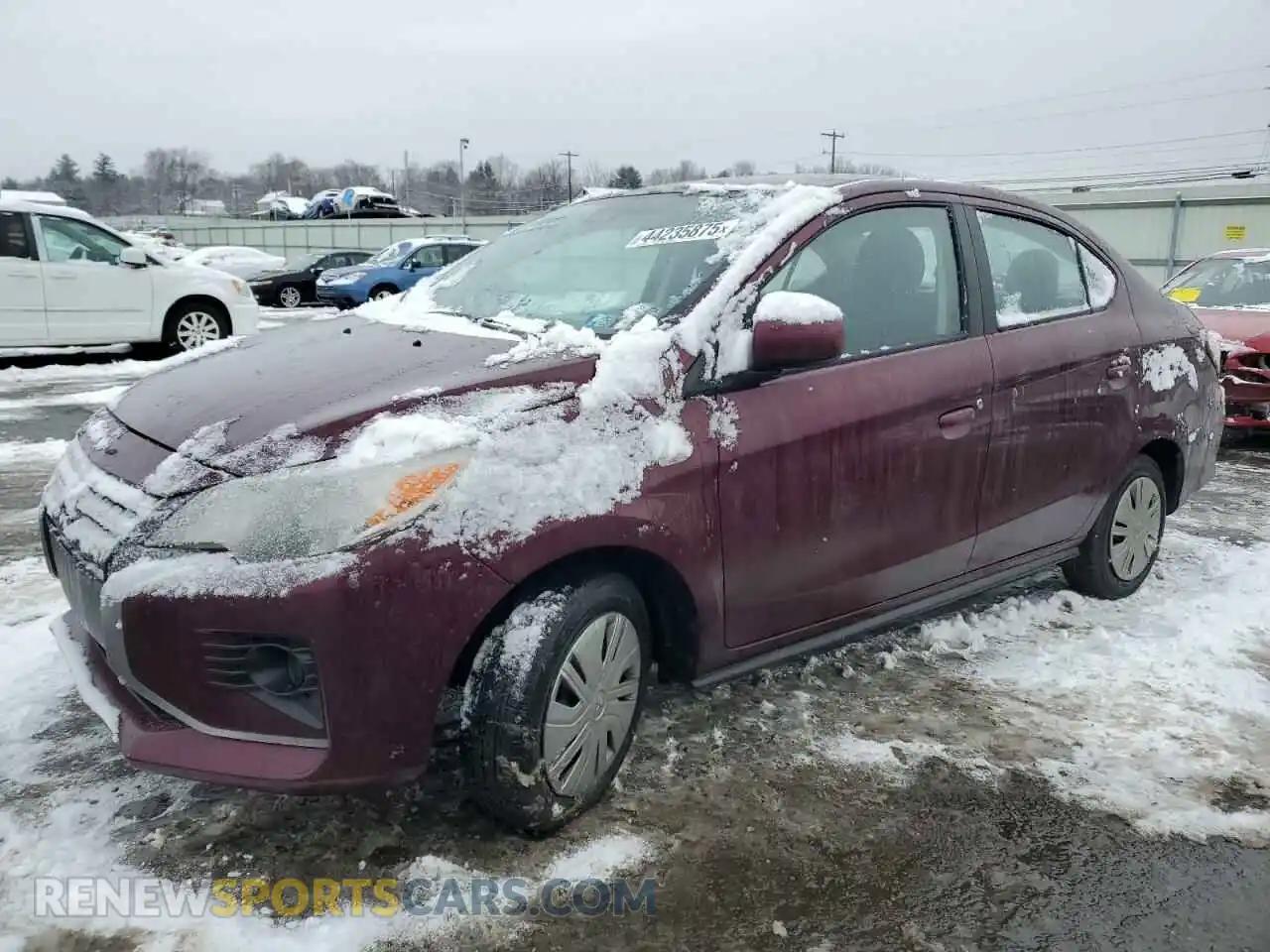 1 Photograph of a damaged car ML32FUFJ3PHF01044 MITSUBISHI MIRAGE 2023