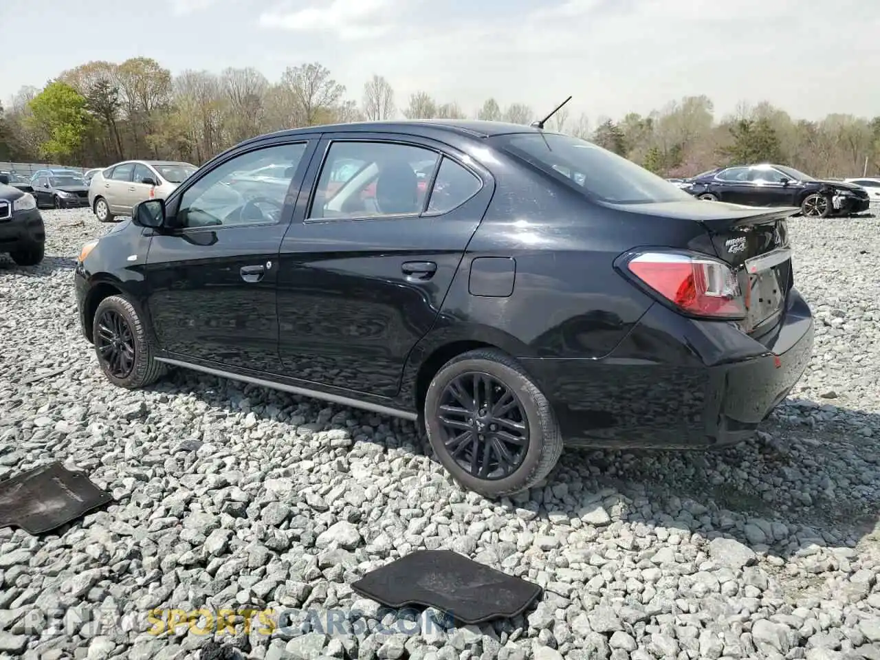 2 Photograph of a damaged car ML32FUFJ8PHF00536 MITSUBISHI MIRAGE 2023
