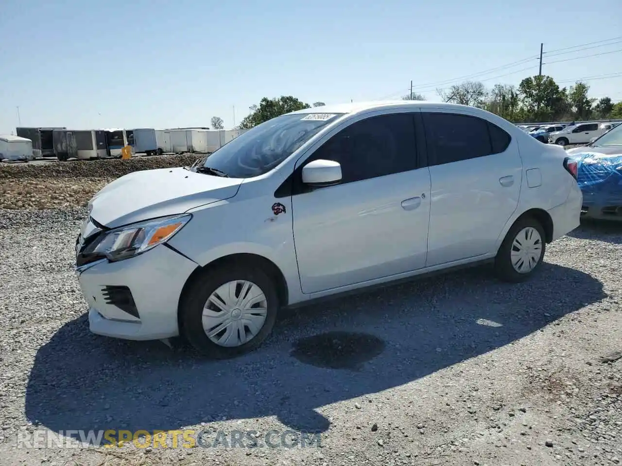 1 Photograph of a damaged car ML32FUFJXPHF06404 MITSUBISHI MIRAGE 2023