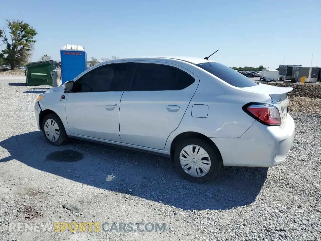 2 Photograph of a damaged car ML32FUFJXPHF06404 MITSUBISHI MIRAGE 2023