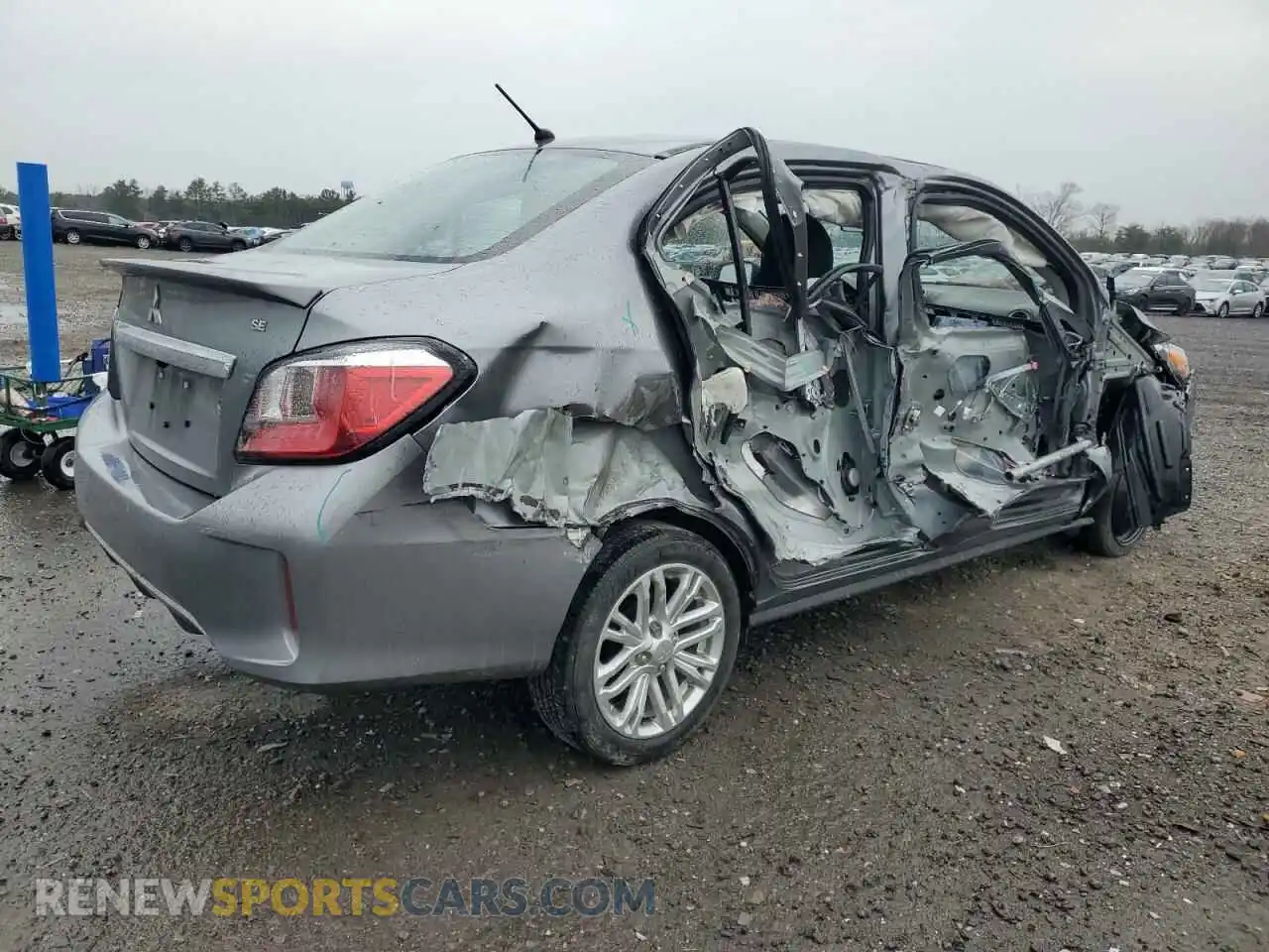 3 Photograph of a damaged car ML32FVFJ4PHF02855 MITSUBISHI MIRAGE 2023