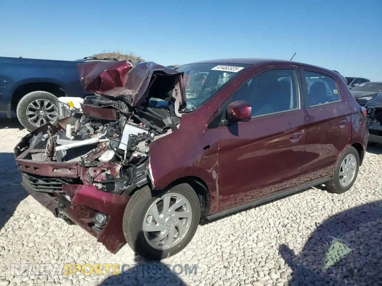 1 Photograph of a damaged car ML32AUHJ2RH024151 MITSUBISHI MIRAGE 2024