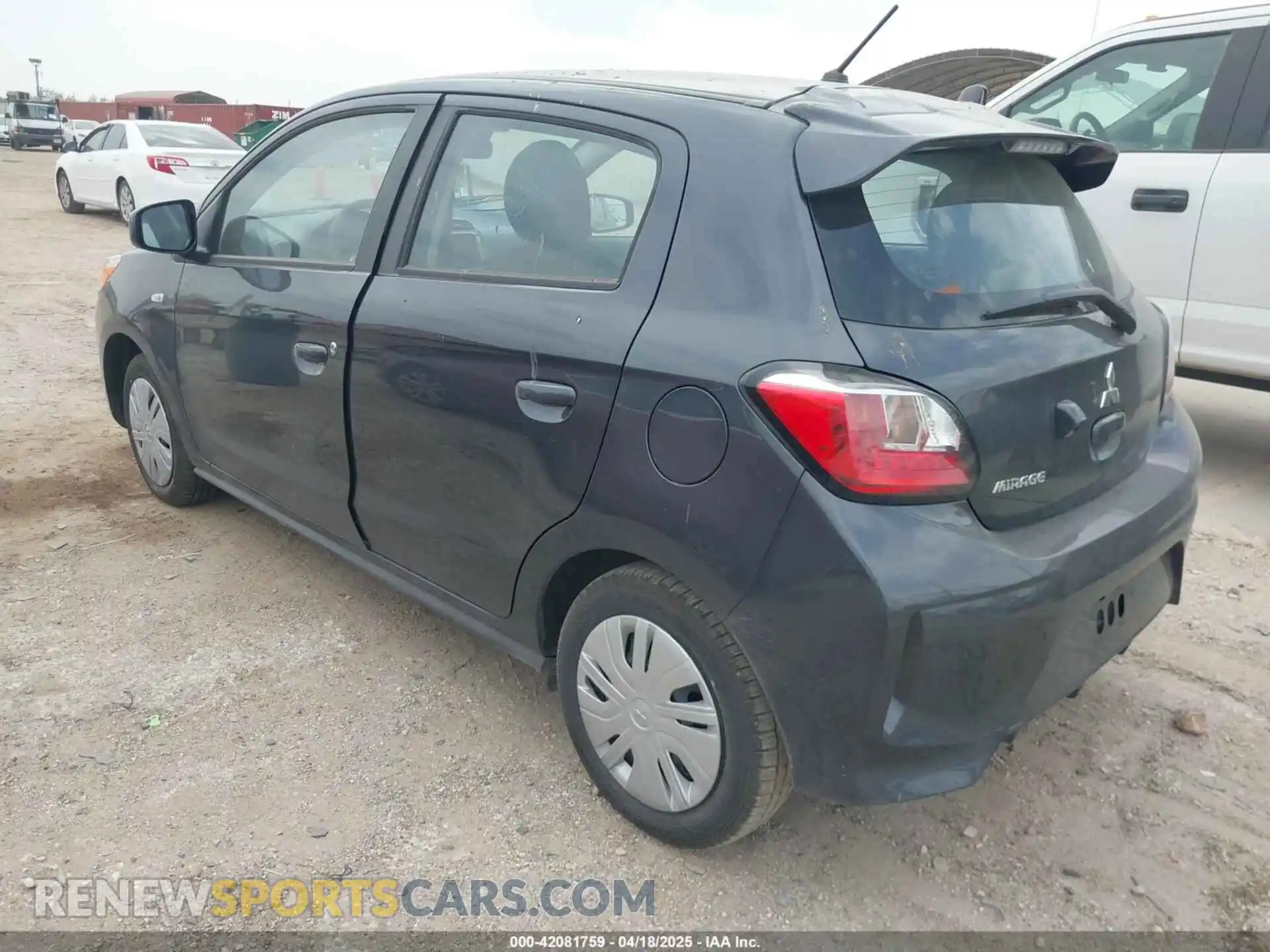 3 Photograph of a damaged car ML32AUHJ2RH032105 MITSUBISHI MIRAGE 2024