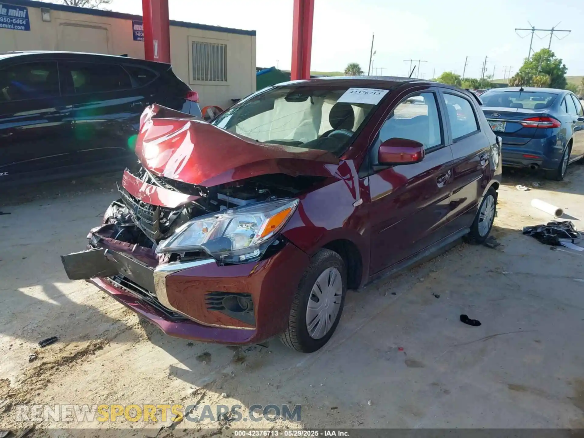 2 fotografías del automóvil dañado ML32AUHJ2RH037790 MITSUBISHI MIRAGE 2024