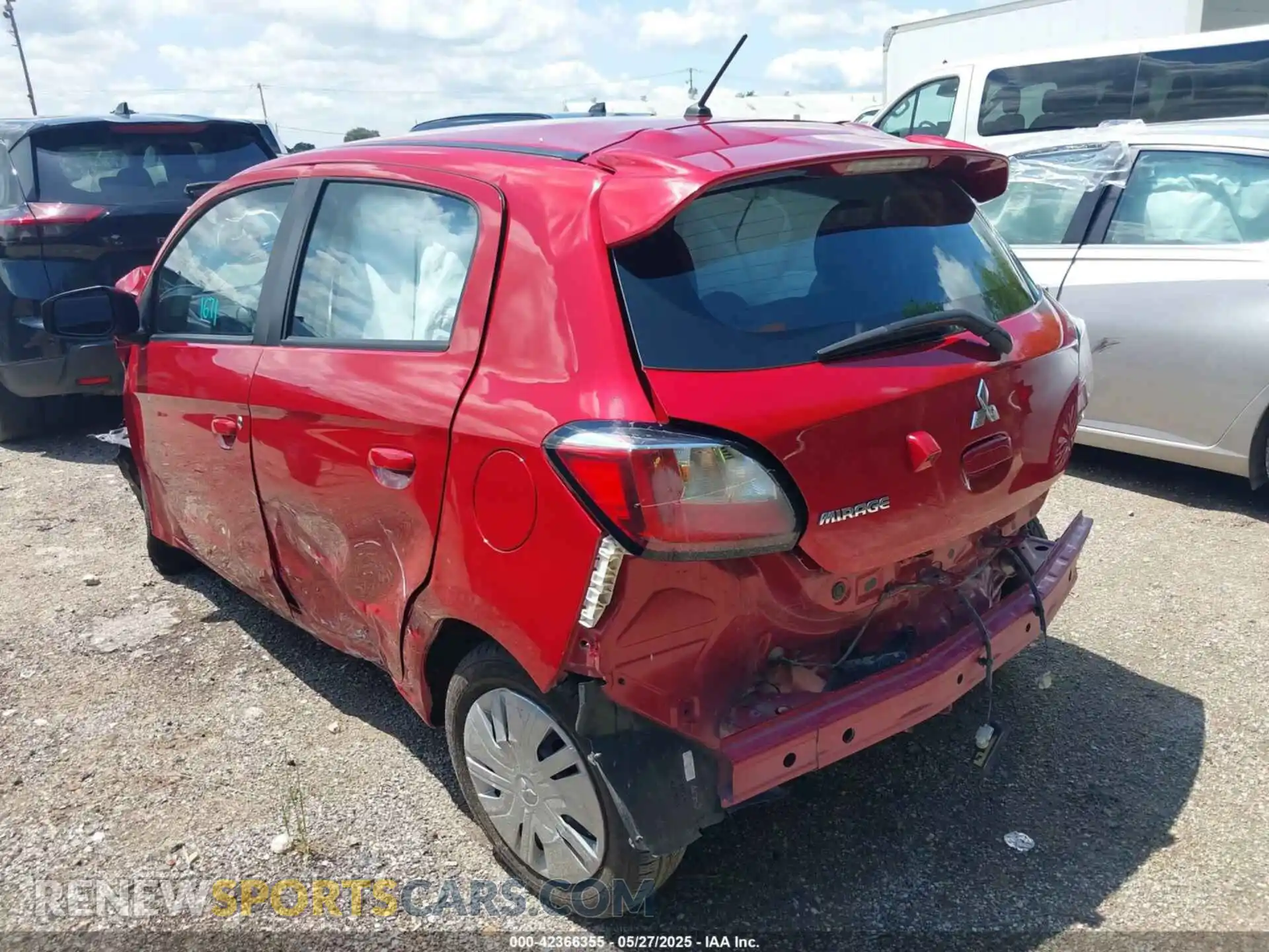 3 Фотография поврежденного автомобиля ML32AUHJ5RH007960 MITSUBISHI MIRAGE 2024
