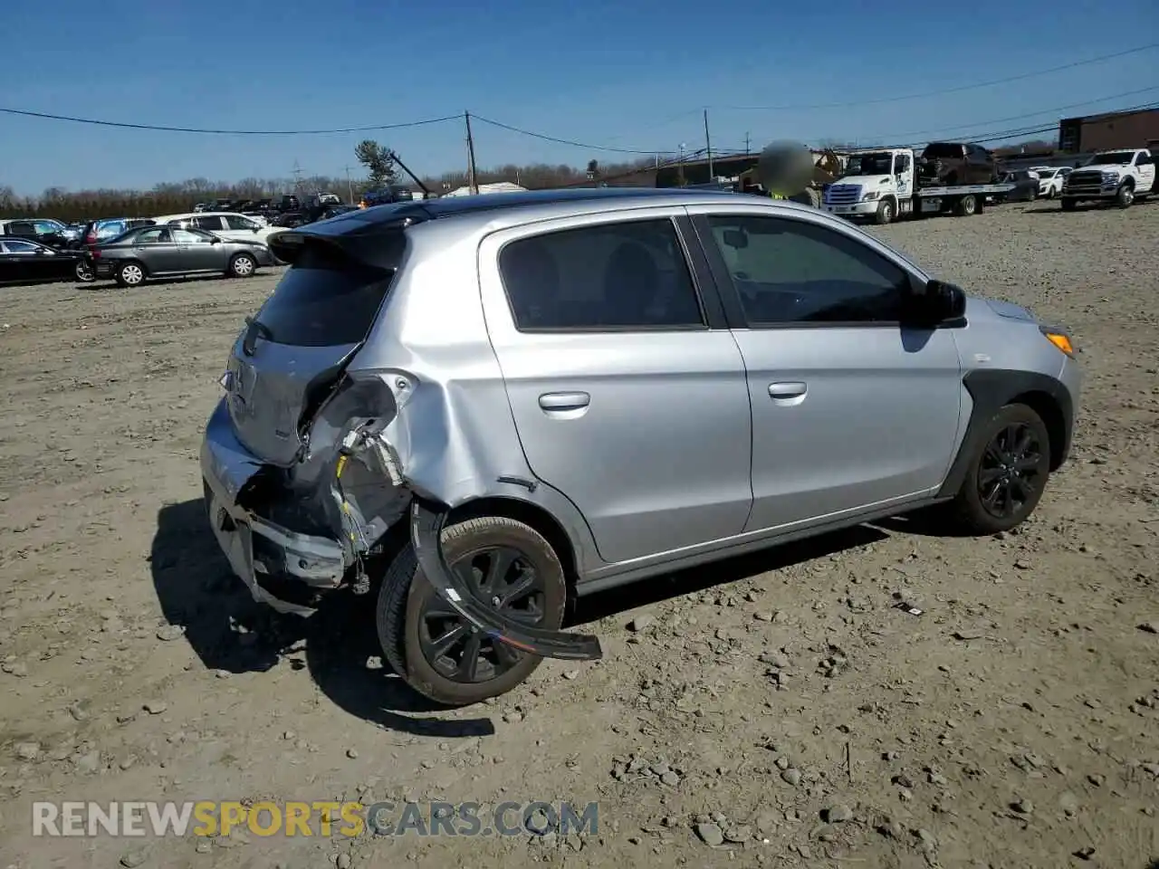 3 Photograph of a damaged car ML32AWHJ8RH005552 MITSUBISHI MIRAGE 2024