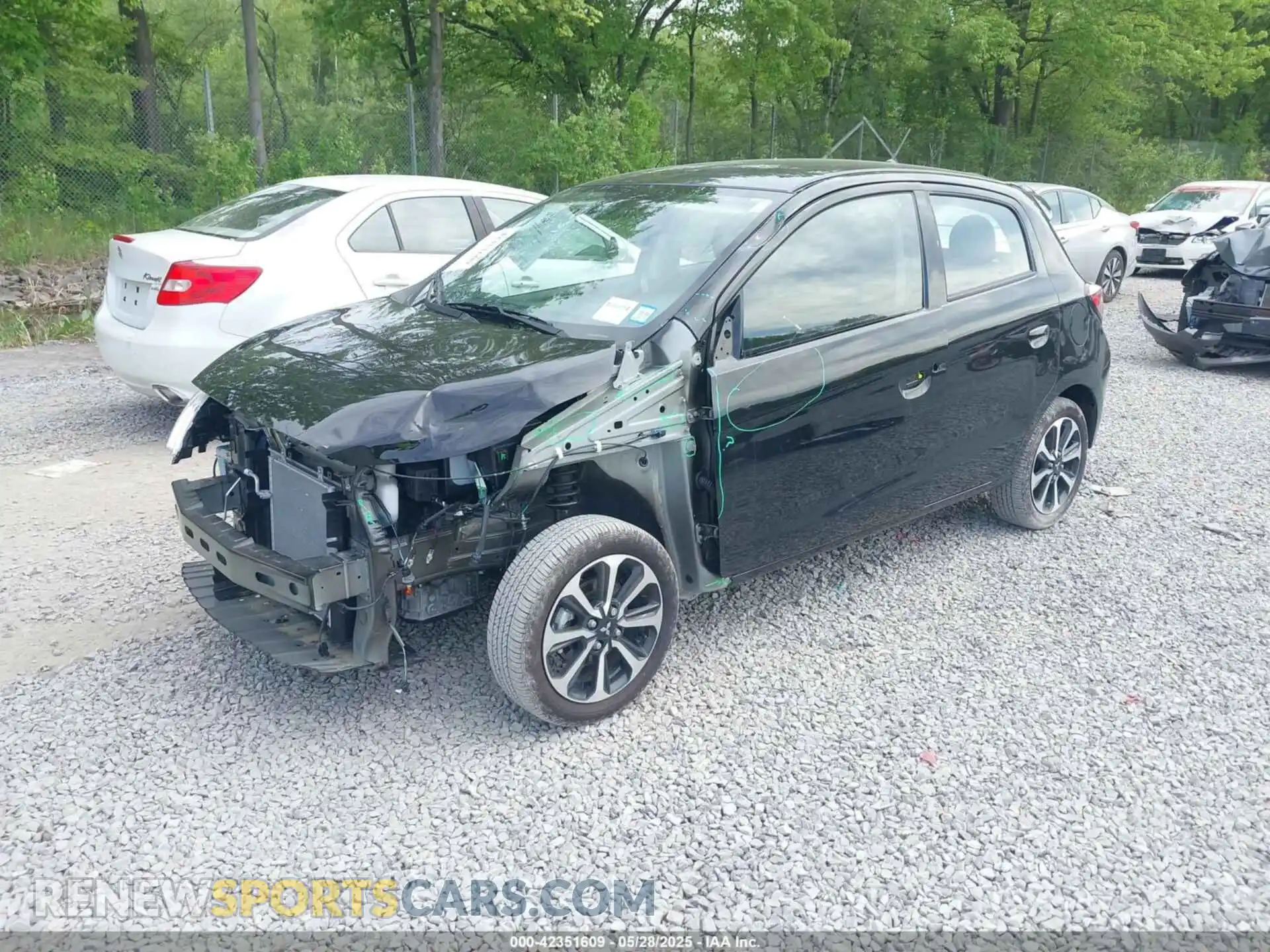 2 Photograph of a damaged car ML32AWHJ8RH014218 MITSUBISHI MIRAGE 2024
