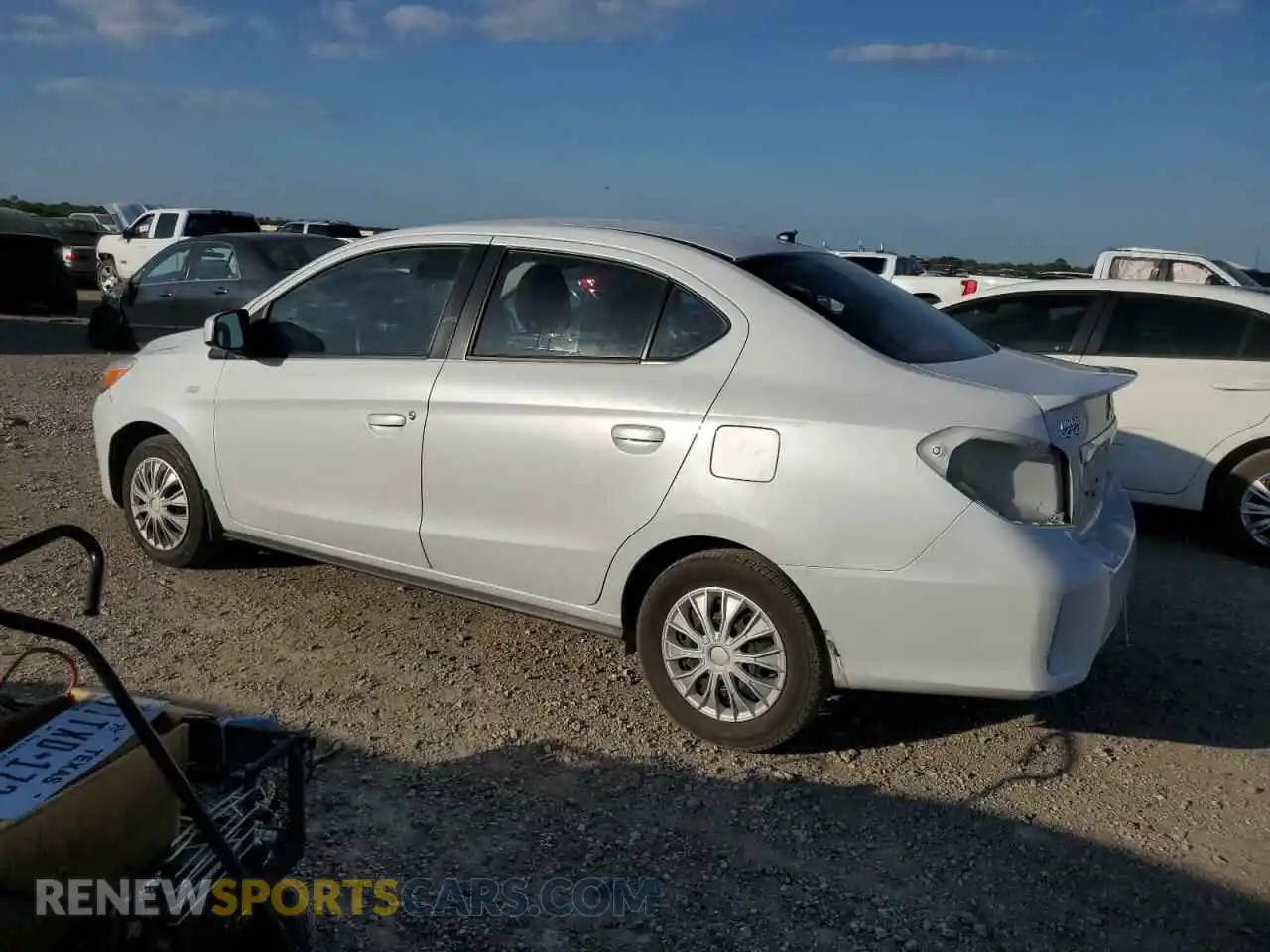 2 Photograph of a damaged car ML32FUFJ4RHF06448 MITSUBISHI MIRAGE 2024
