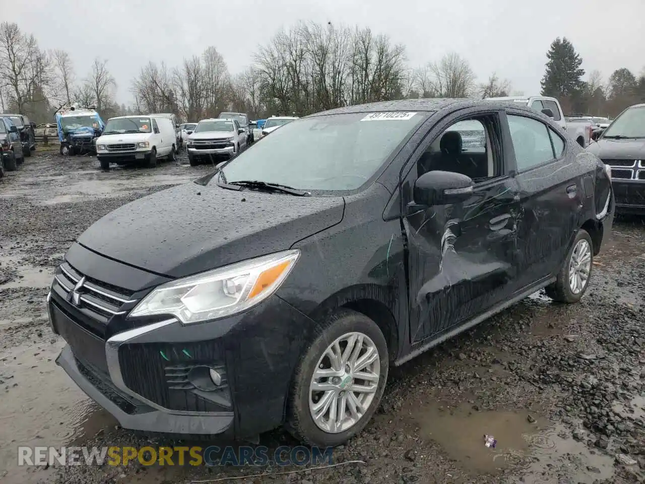 1 Photograph of a damaged car ML32FVFJ4RHF08545 MITSUBISHI MIRAGE 2024