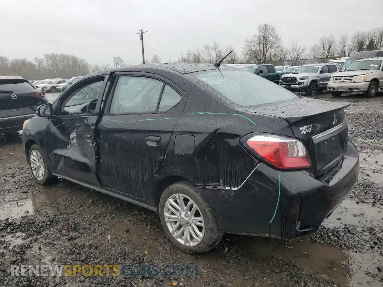 2 Photograph of a damaged car ML32FVFJ4RHF08545 MITSUBISHI MIRAGE 2024