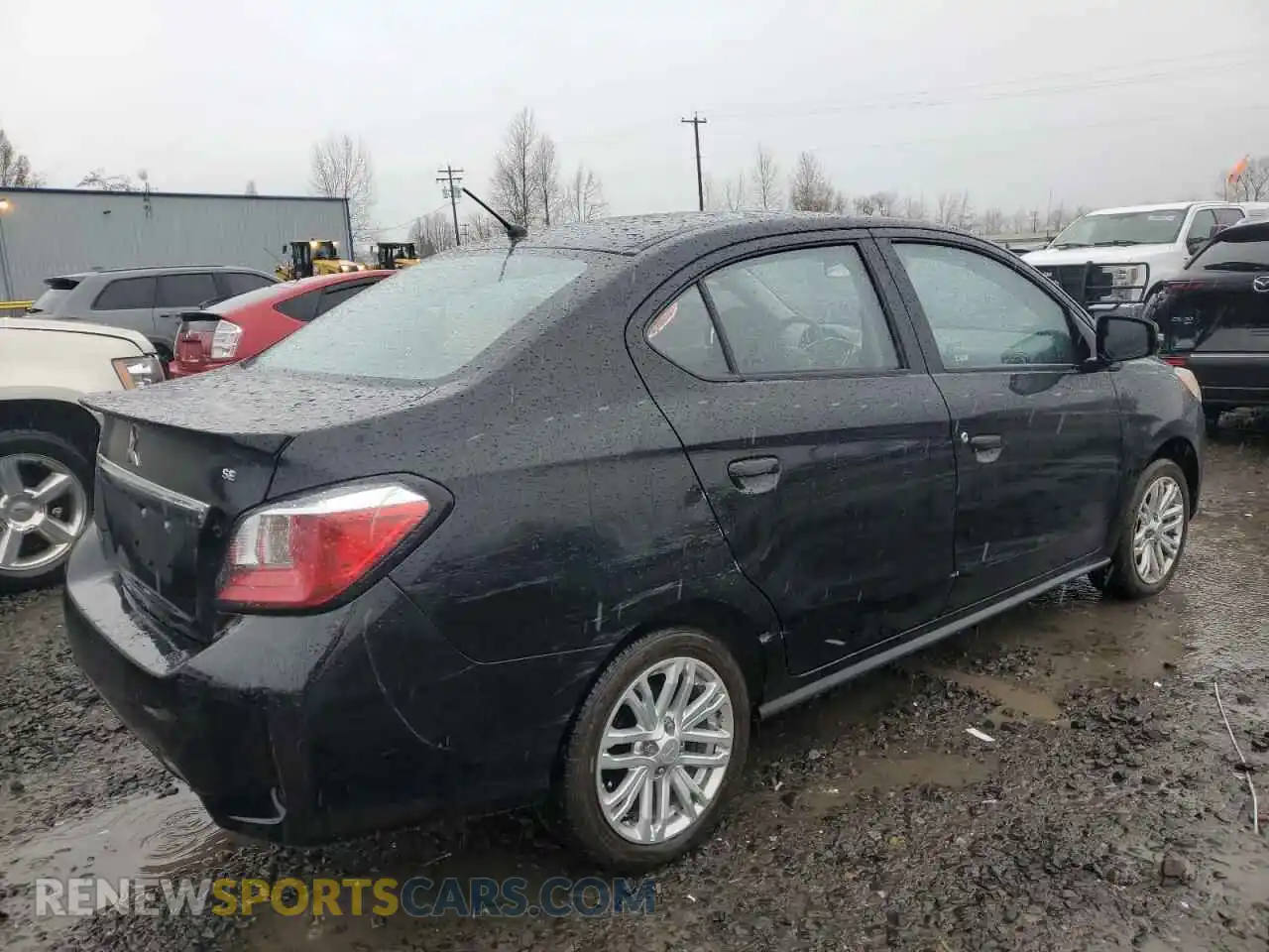3 Photograph of a damaged car ML32FVFJ4RHF08545 MITSUBISHI MIRAGE 2024