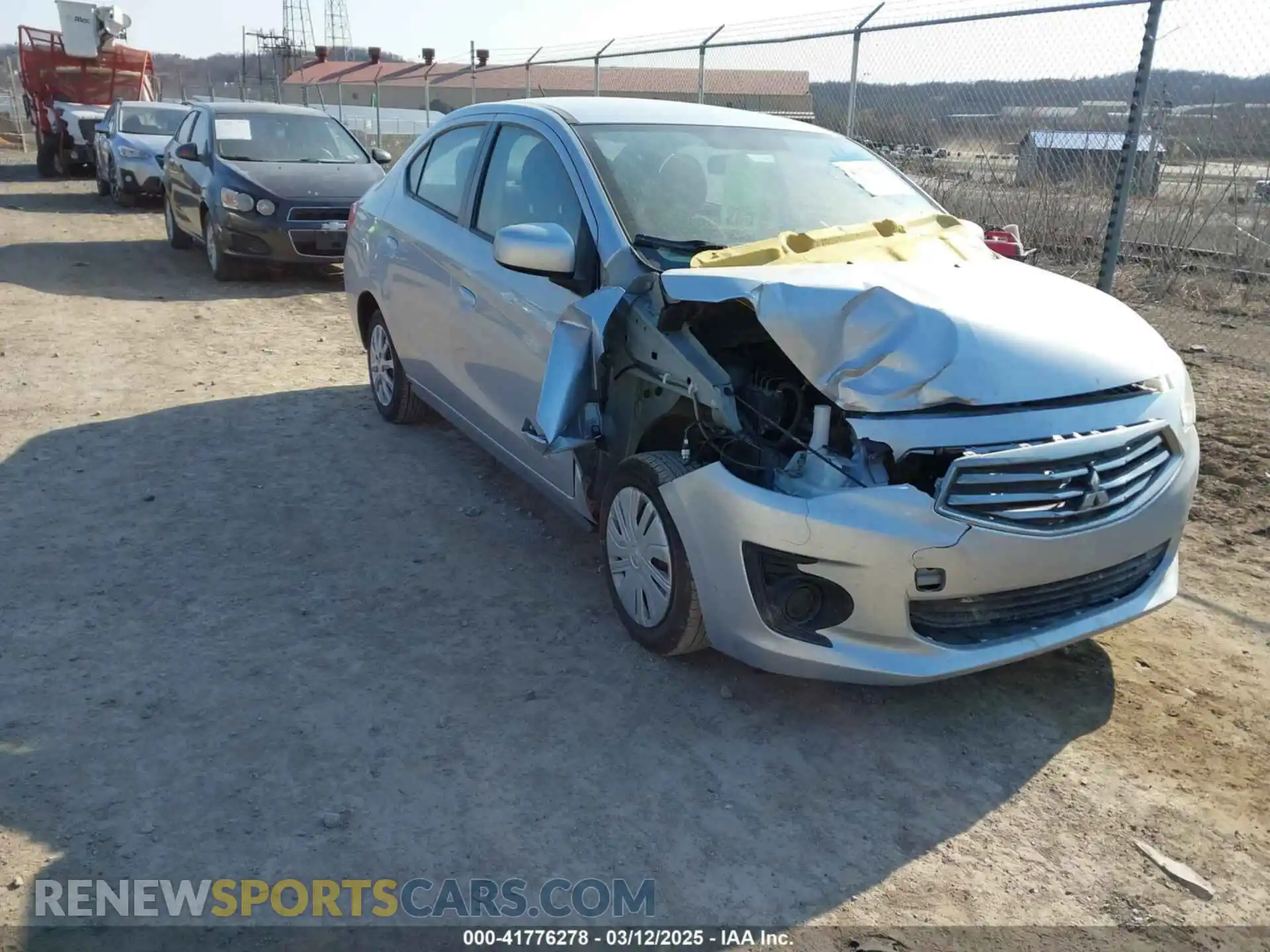 1 Photograph of a damaged car ML32F3FJ2KHF08036 MITSUBISHI MIRAGE G4 2019