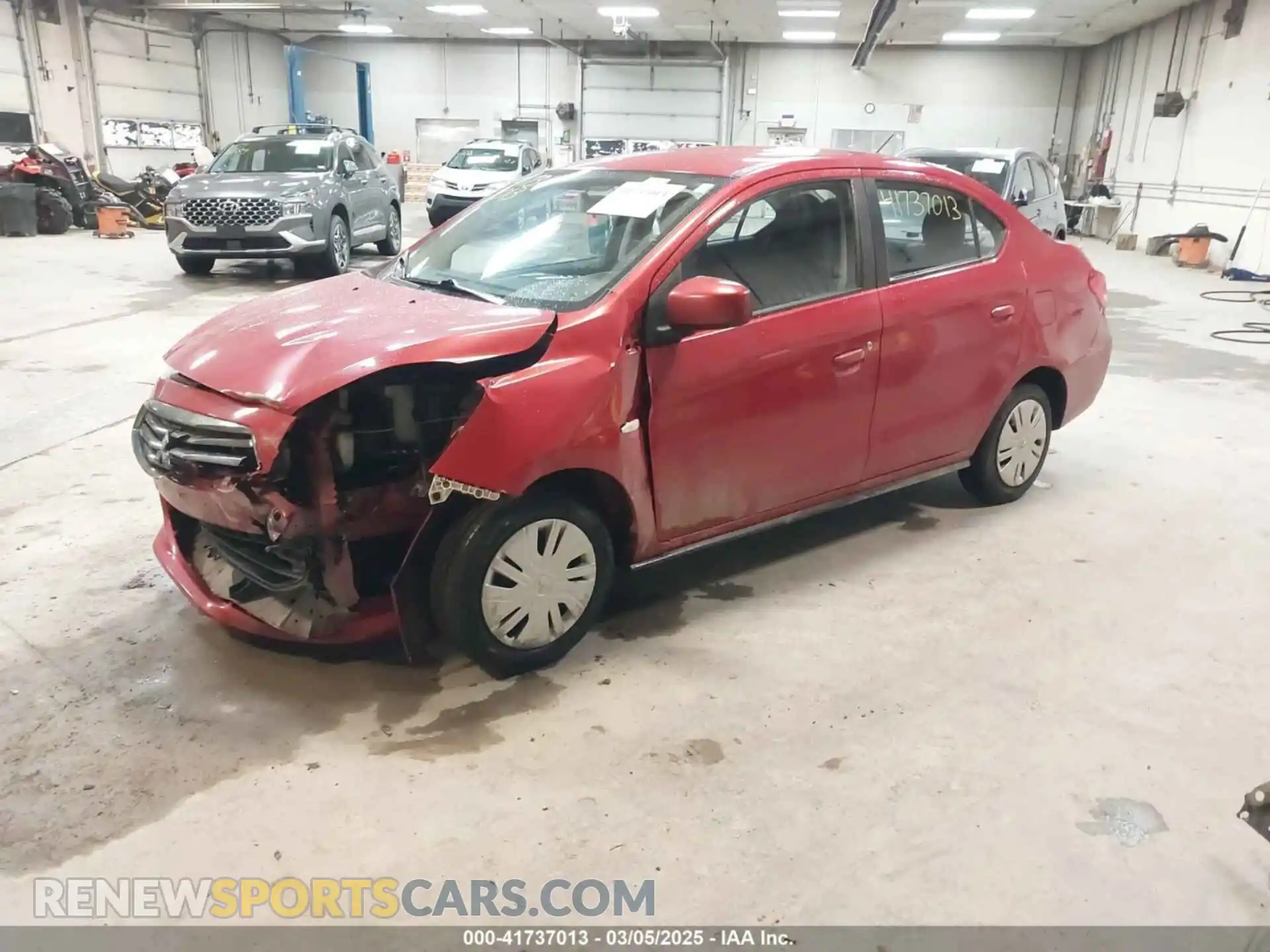 2 Photograph of a damaged car ML32F3FJ5KHF01016 MITSUBISHI MIRAGE G4 2019