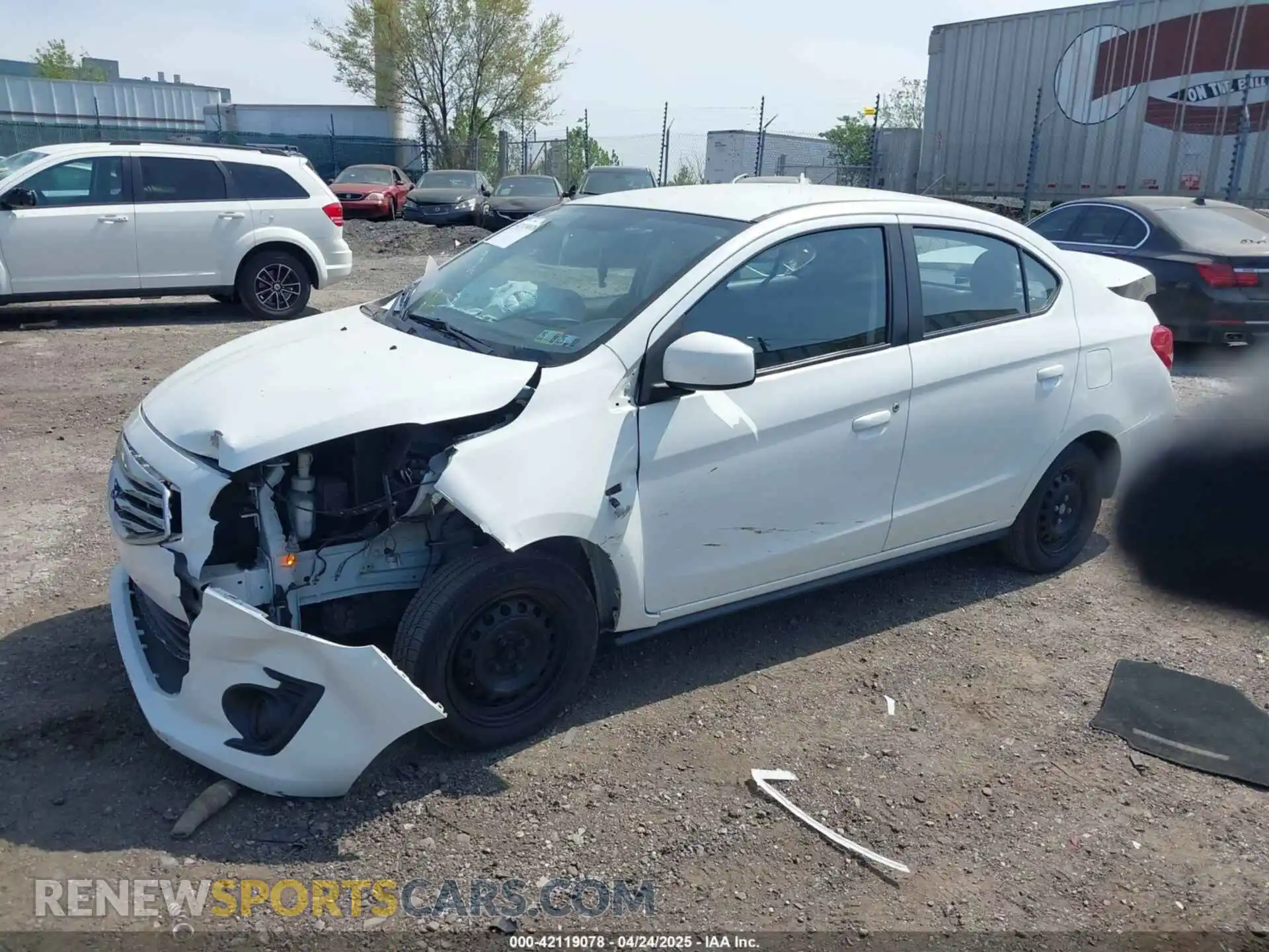 2 Photograph of a damaged car ML32F3FJ7KHF12437 MITSUBISHI MIRAGE G4 2019