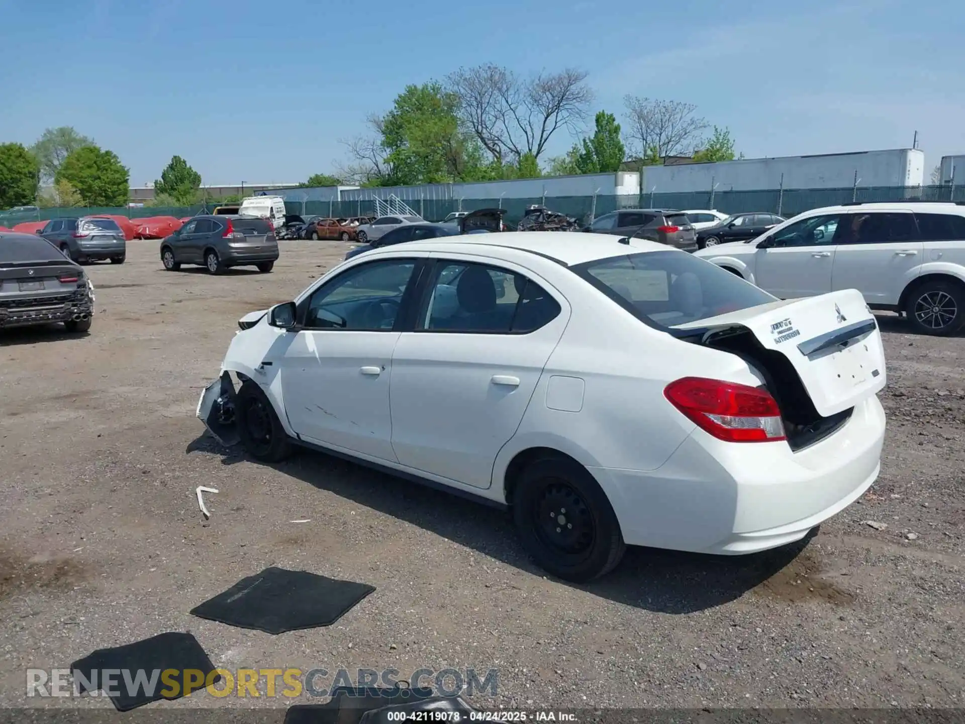 3 Photograph of a damaged car ML32F3FJ7KHF12437 MITSUBISHI MIRAGE G4 2019
