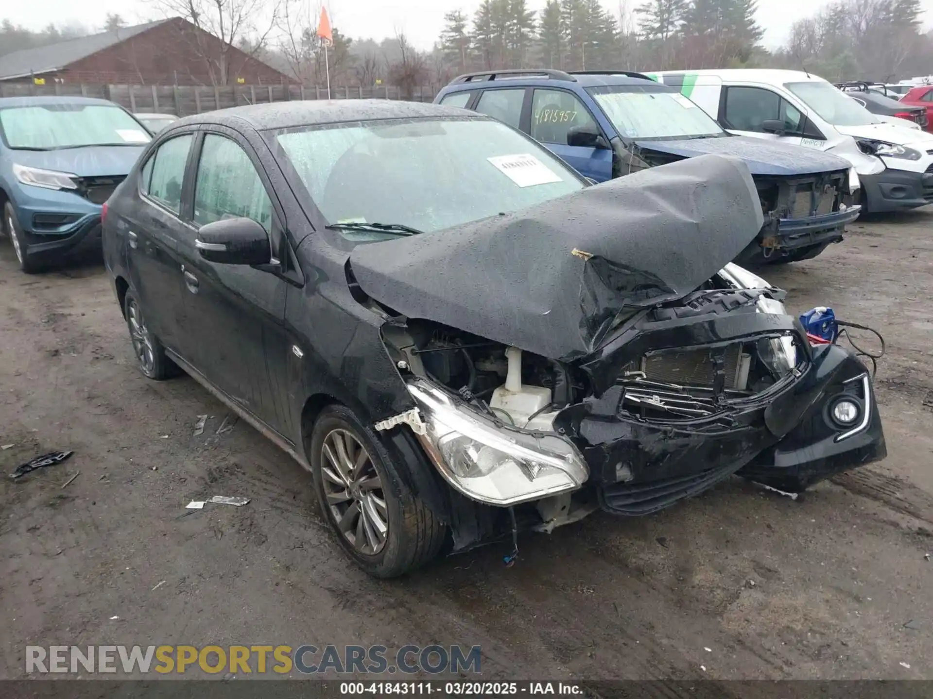 1 Photograph of a damaged car ML32F4FJ3KHF04552 MITSUBISHI MIRAGE G4 2019