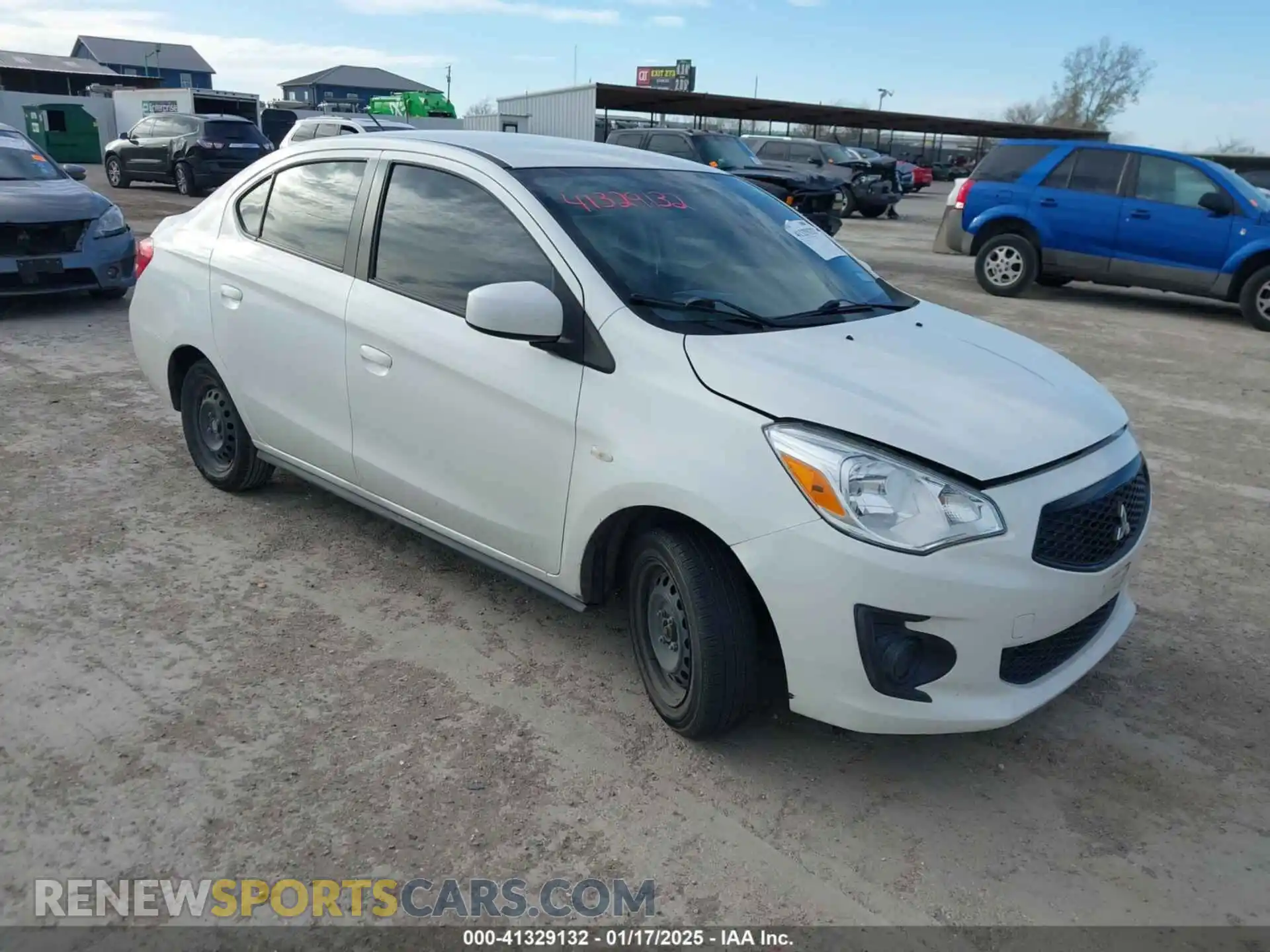1 Photograph of a damaged car ML32F3FJ5LHF00885 MITSUBISHI MIRAGE G4 2020